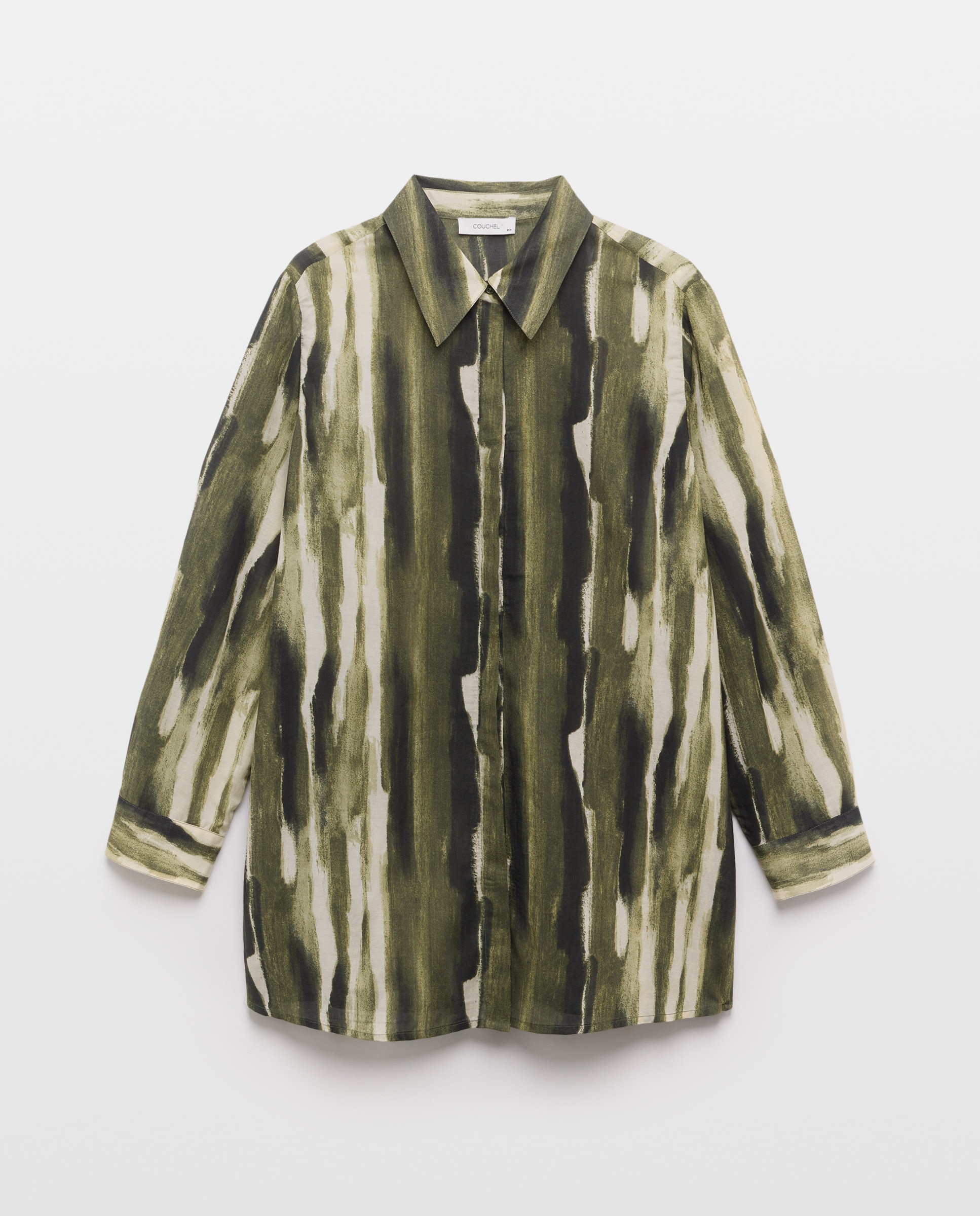 Blusa de Manga Comprida Tie Dye Verde-4