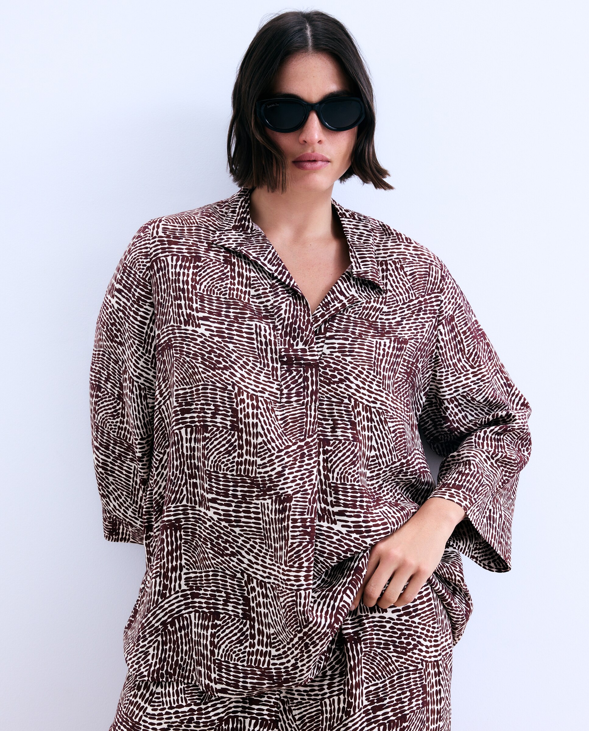 Blusa de mujer camino pequeño - Couchel - Rojo Rojo-4
