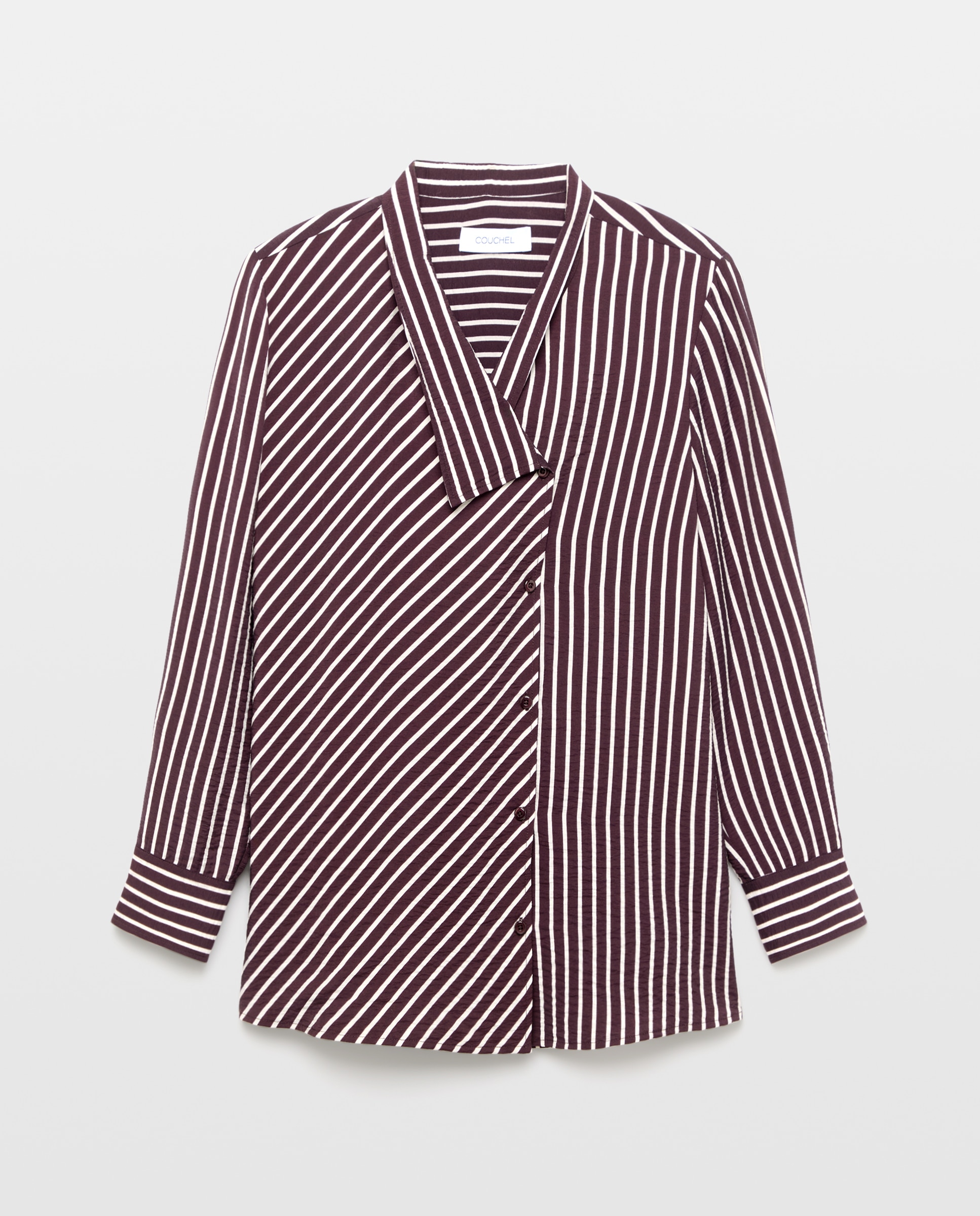 Imagen 5 de Blusa manga larga de mujer con cuello chimenea - Couchel - Rosa Rosa