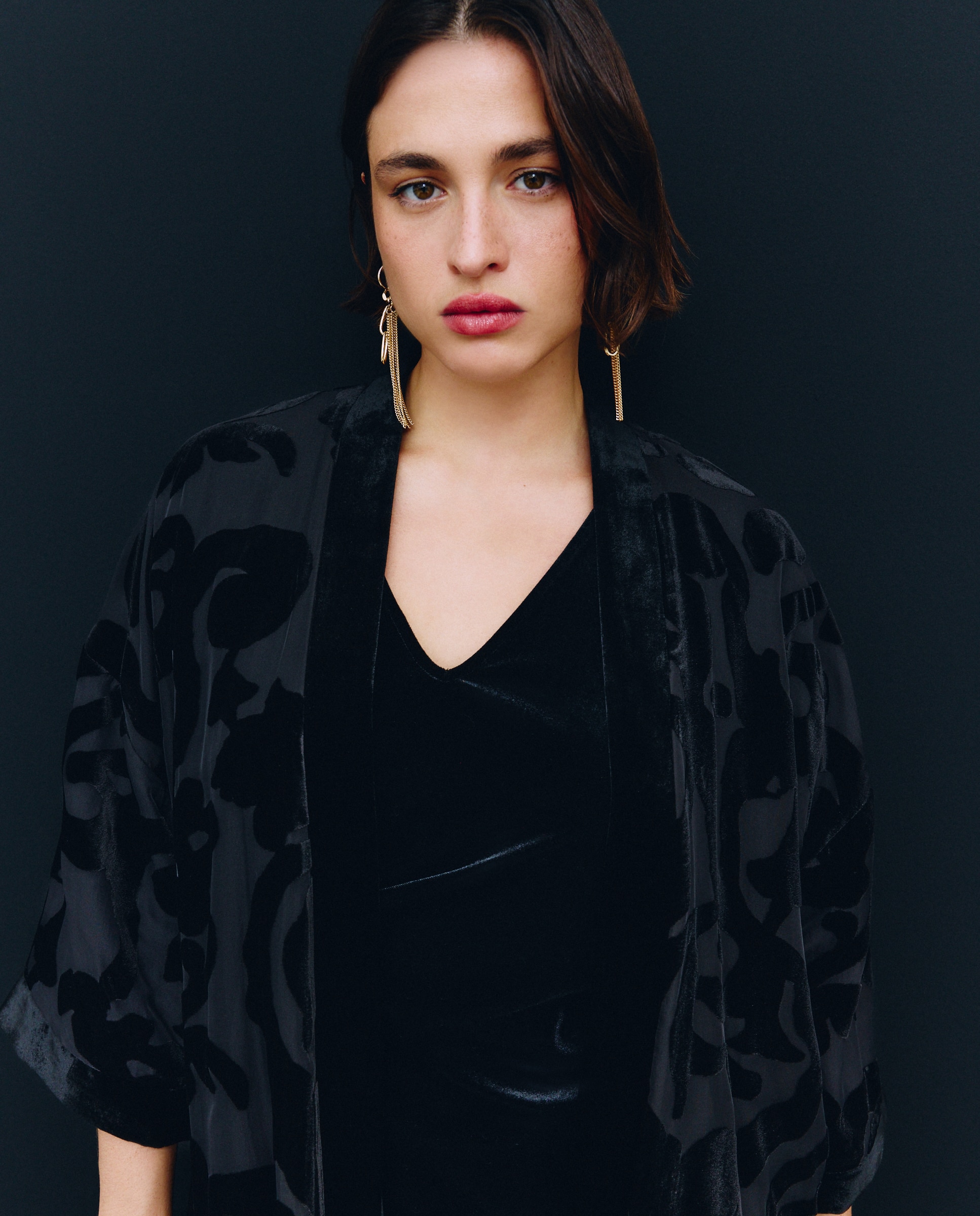 Kimono de Natal Preto-2