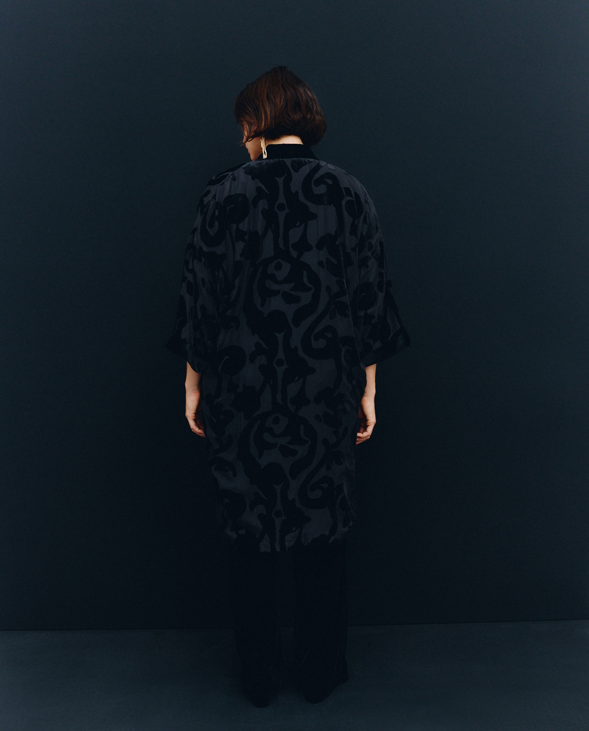 Kimono de Natal Preto-4