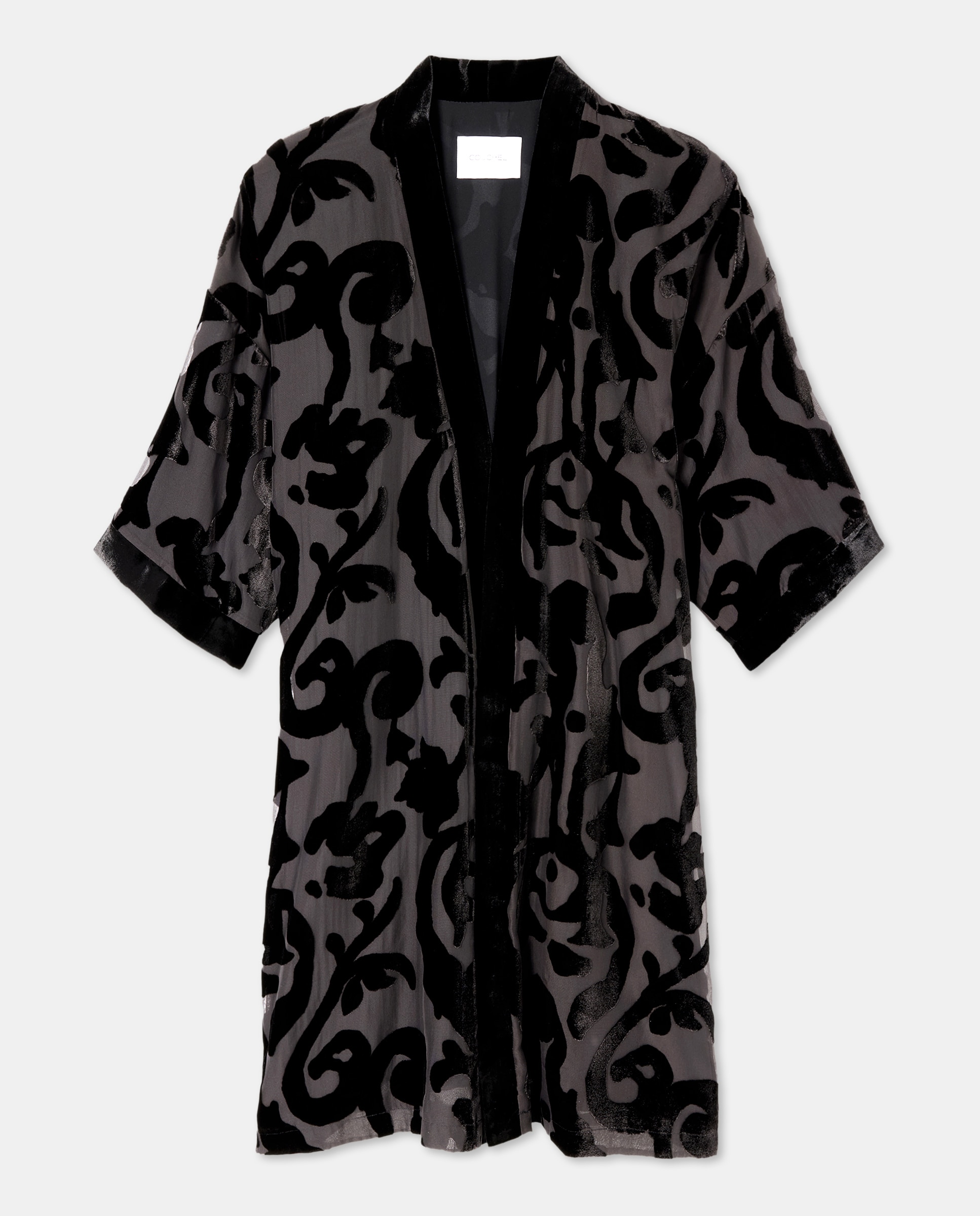Kimono de Natal Preto-5