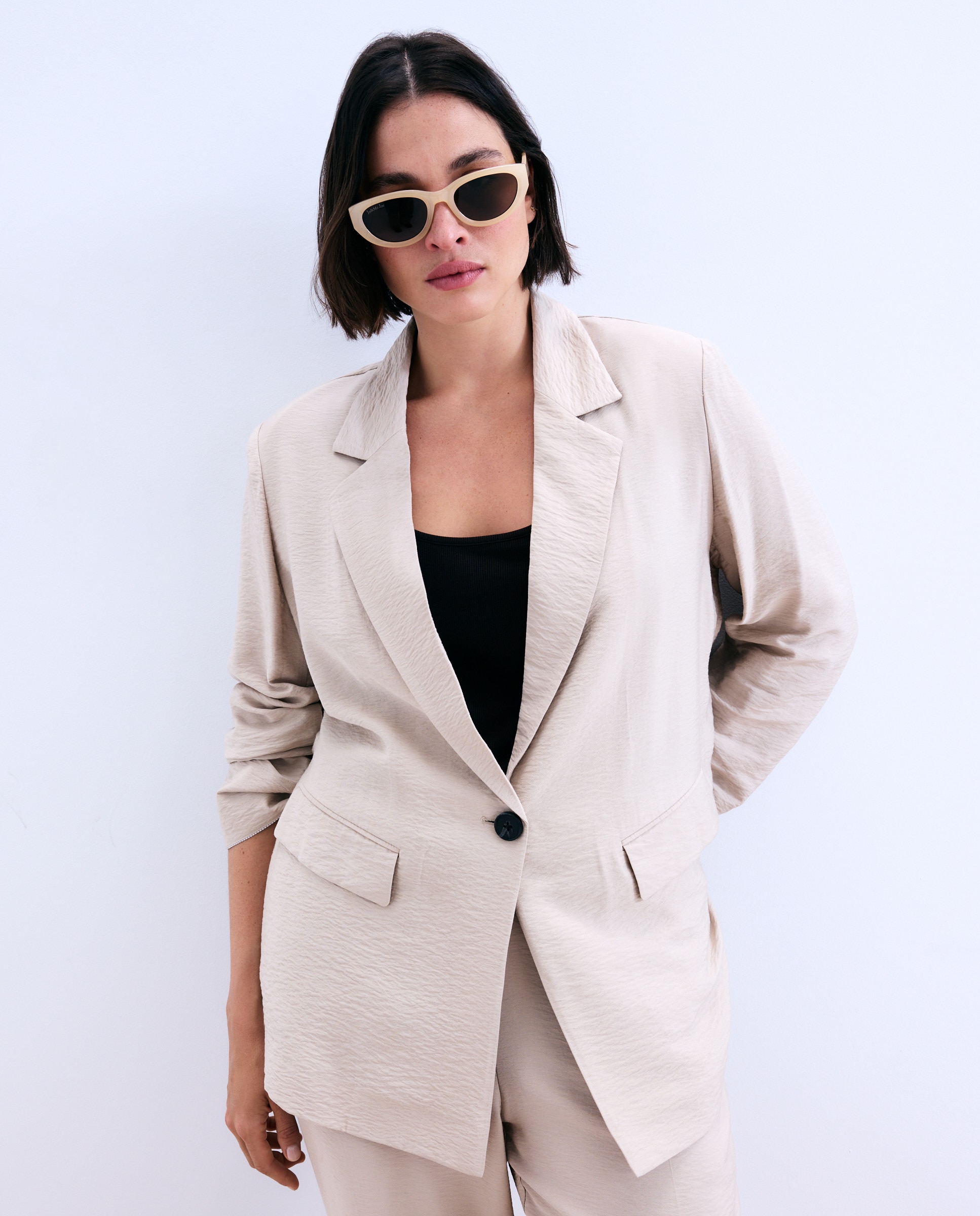 Imagem 0 de Blazer Fluído Brilhante
