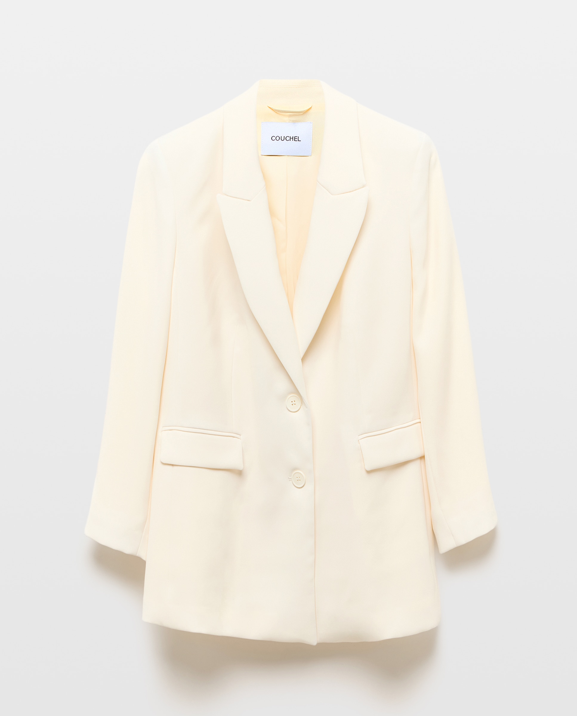 Blazer Básico Liso 120 Cru-4