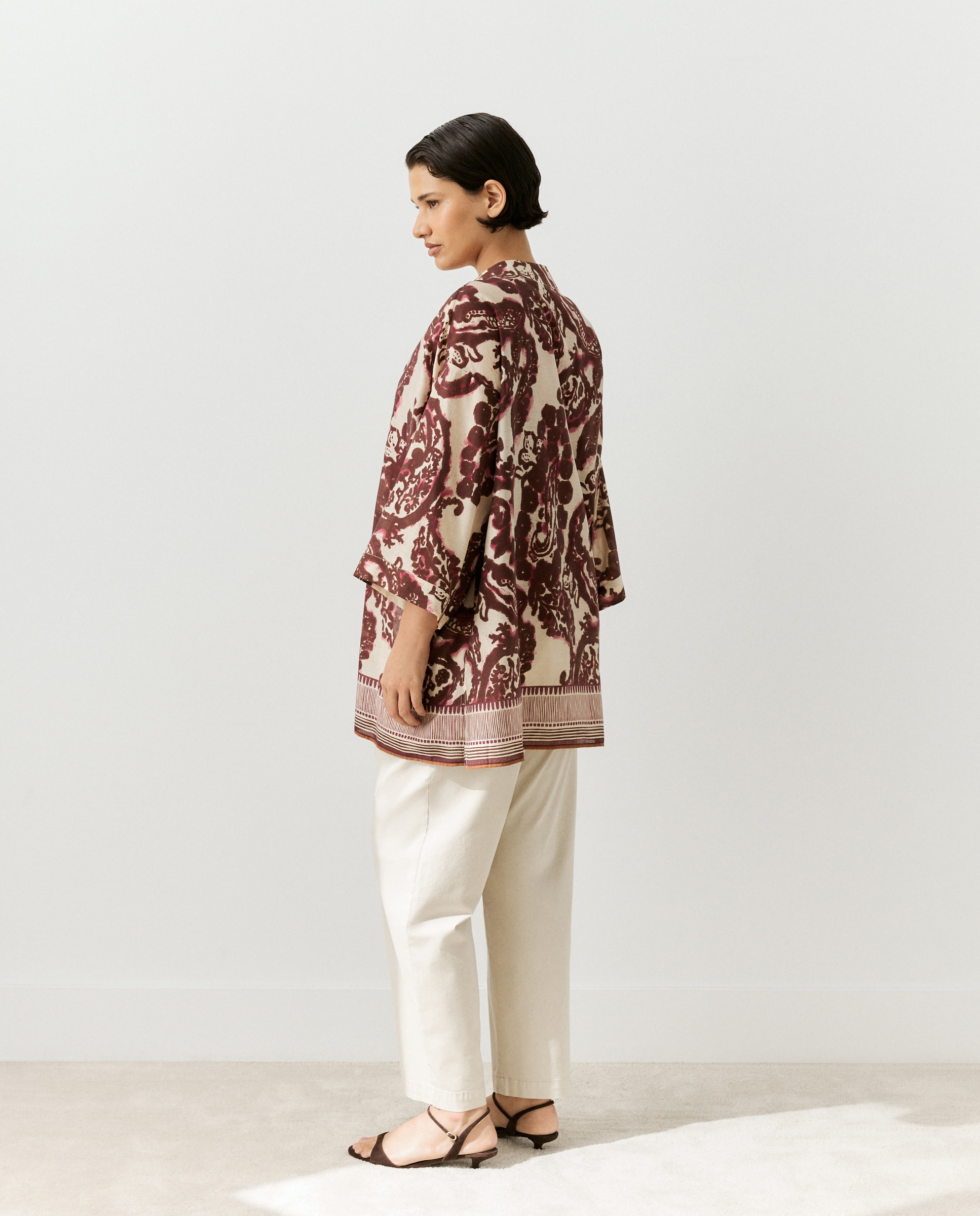 Kimono Estampado Rosa-3