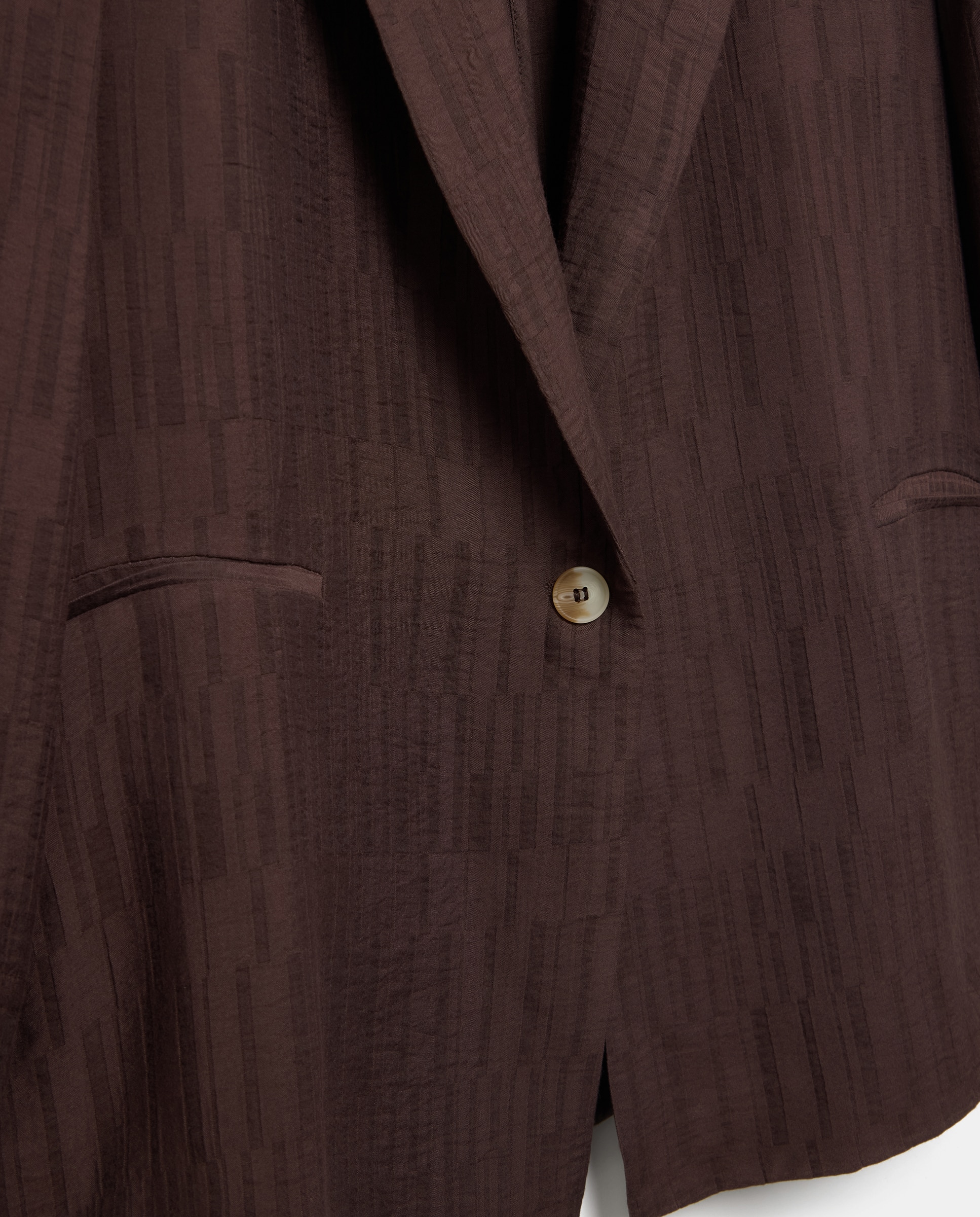Blazer de mujer jacquard - Couchel - 700 Marrón 700 Marrón-5