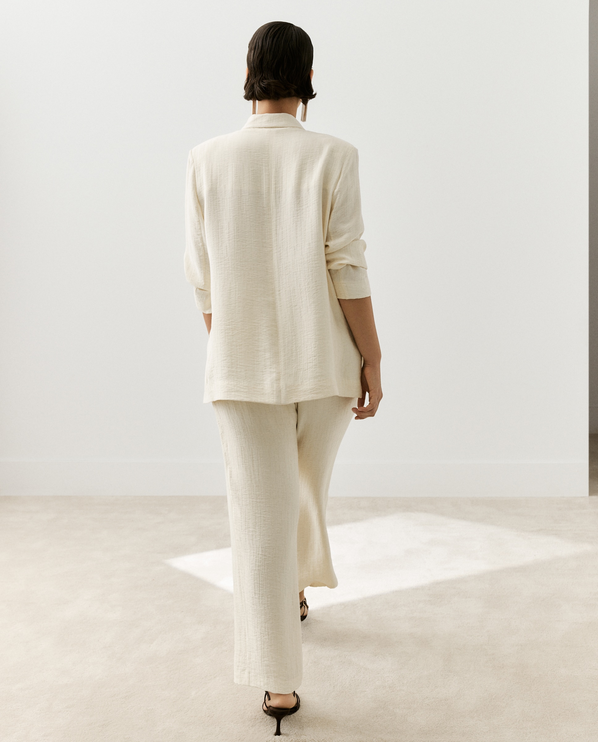 Blazer de Jacquard 120 Cru-3