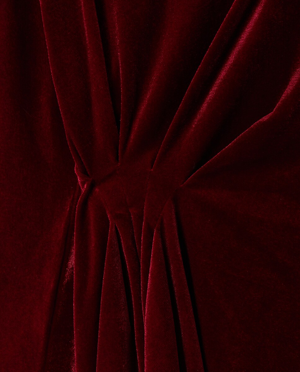 T-shirt de Veludo 600 Vermelho-5