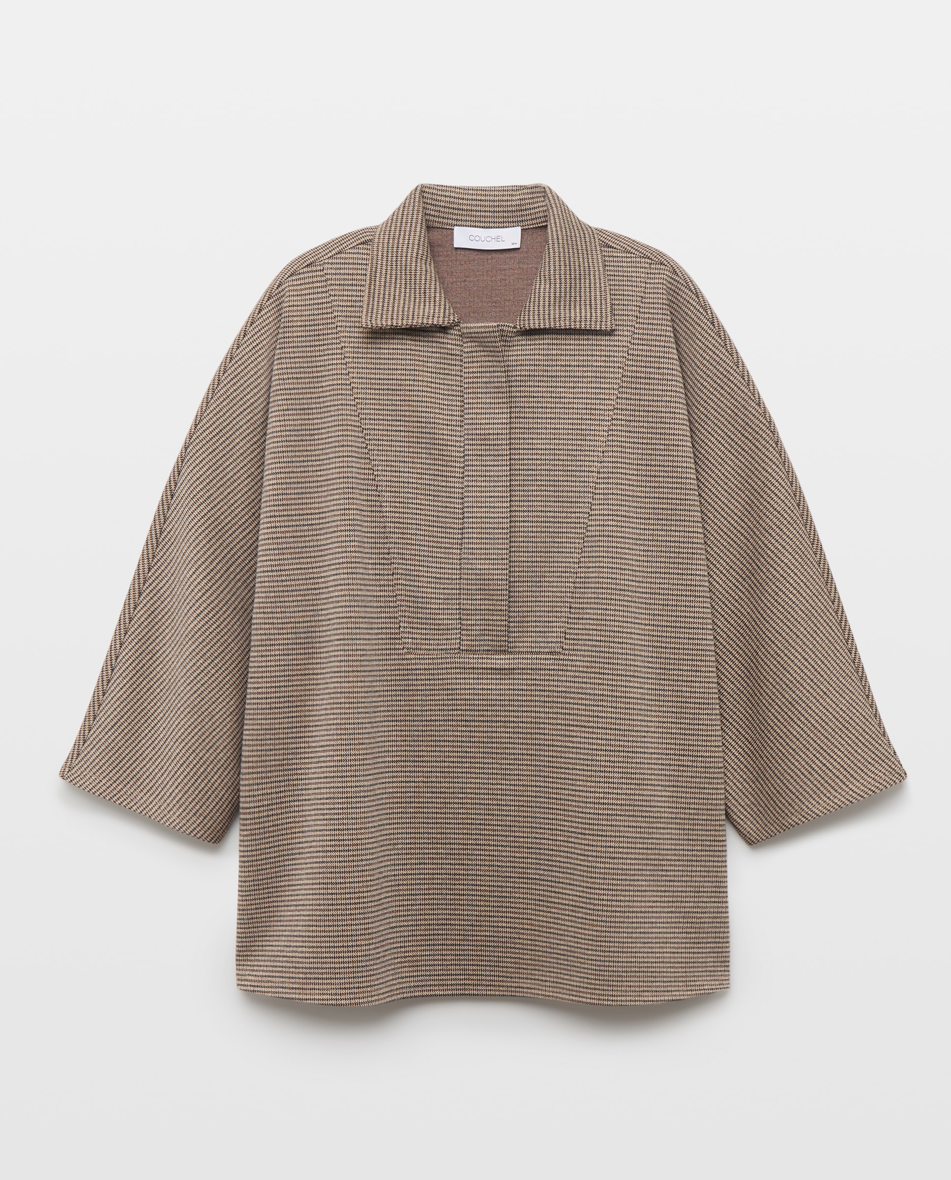 Camisola de Malha Roma com Fecho de Correr Azul-6