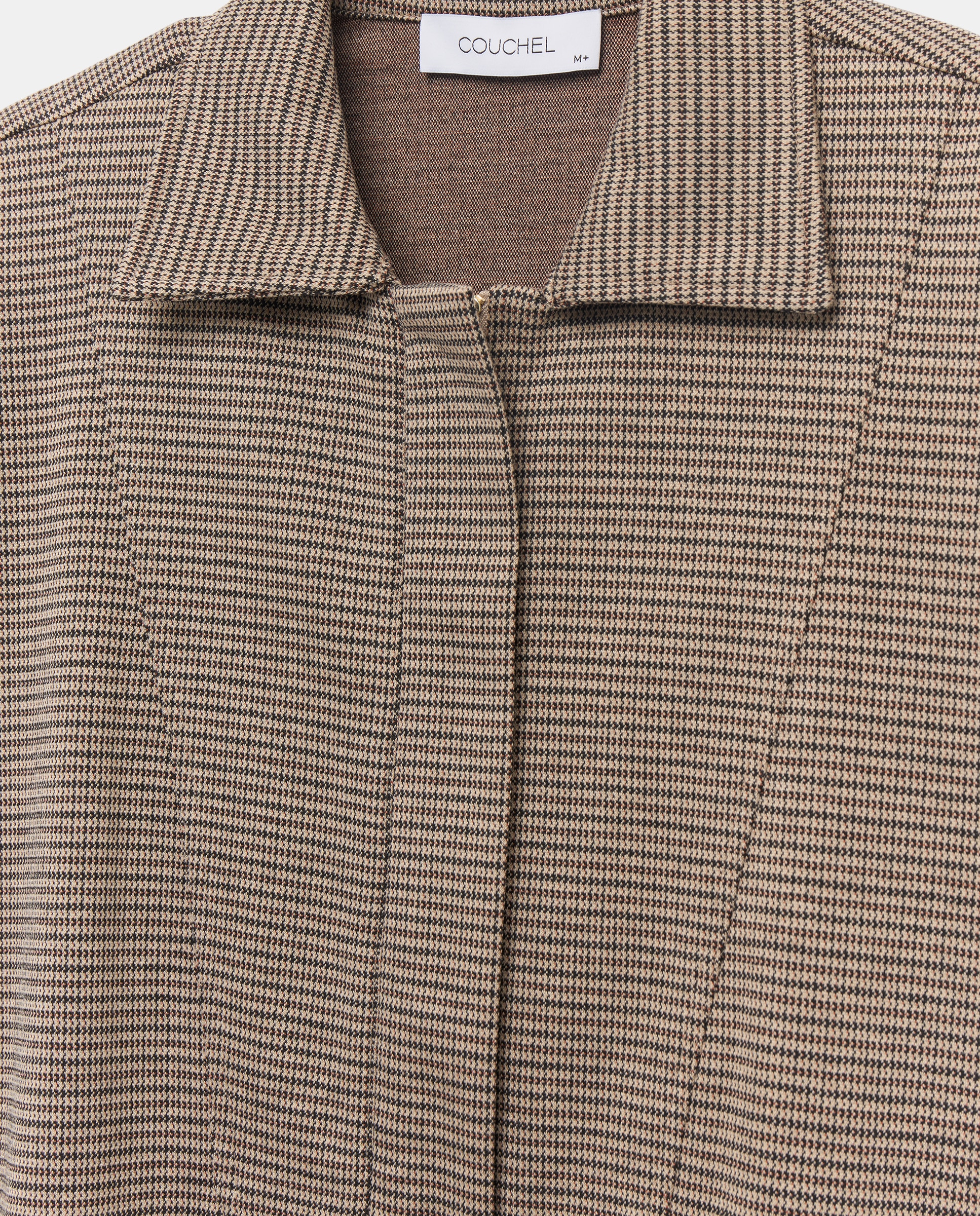 Camisola de Malha Roma com Fecho de Correr Azul-7