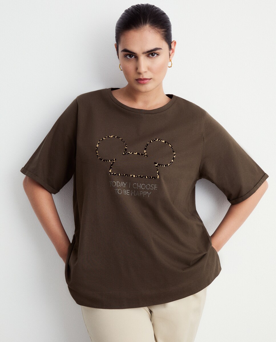 Camiseta manga corta mickey de mujer · Couchel · El Corte Inglés