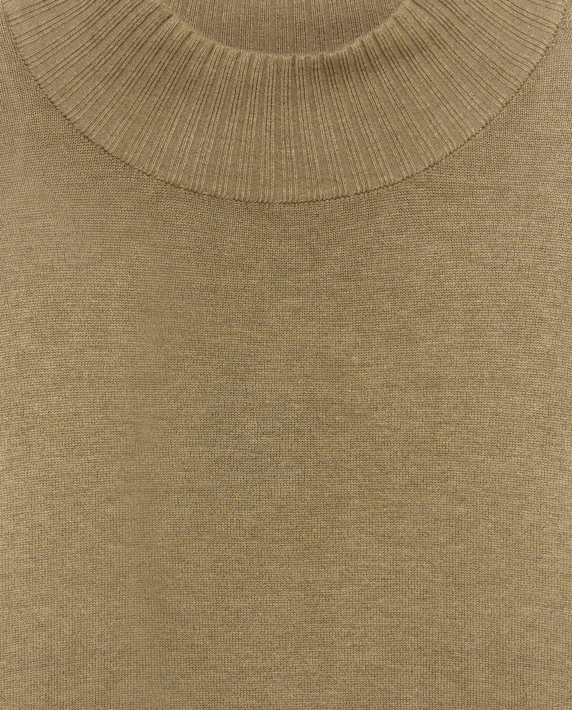 Jersey de mujer con cuello perkins - Couchel - 510 Verde claro 510 Verde claro-5