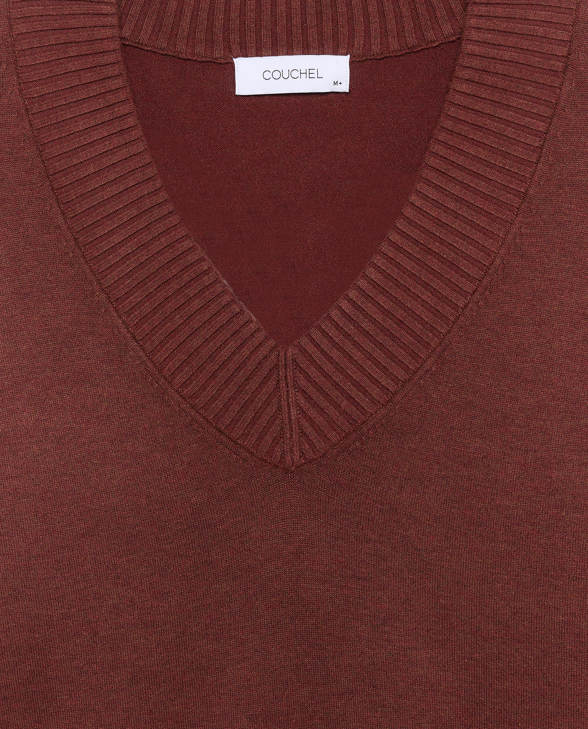 Imagen 5 de Jersey de mujer con cuello barco - Couchel - 770 Terracota 770 Terracota
