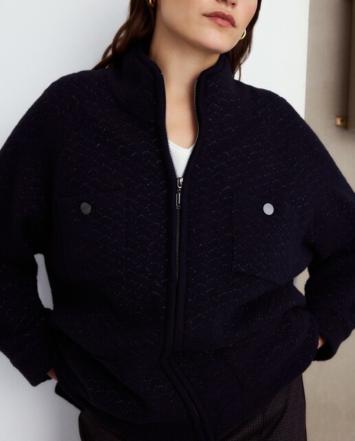 Imagem 0 de Cardigan de Viscose com Estampado