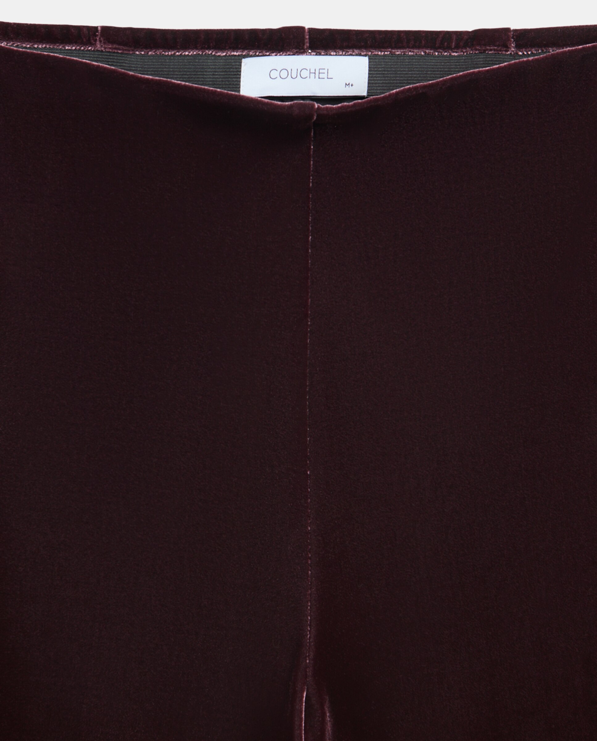 Pantalón de traje terciopelo de mujer - Couchel - Burdeos Burdeos-5