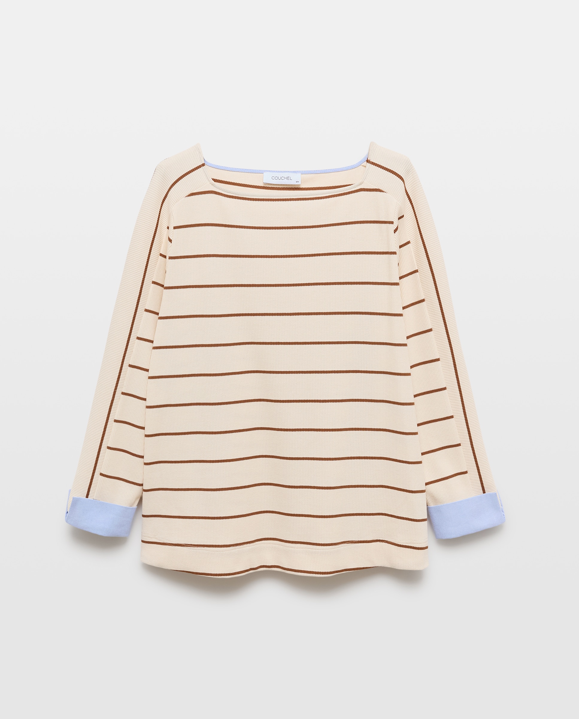 Sweatshirt de Algodão Estampada Castanho-5