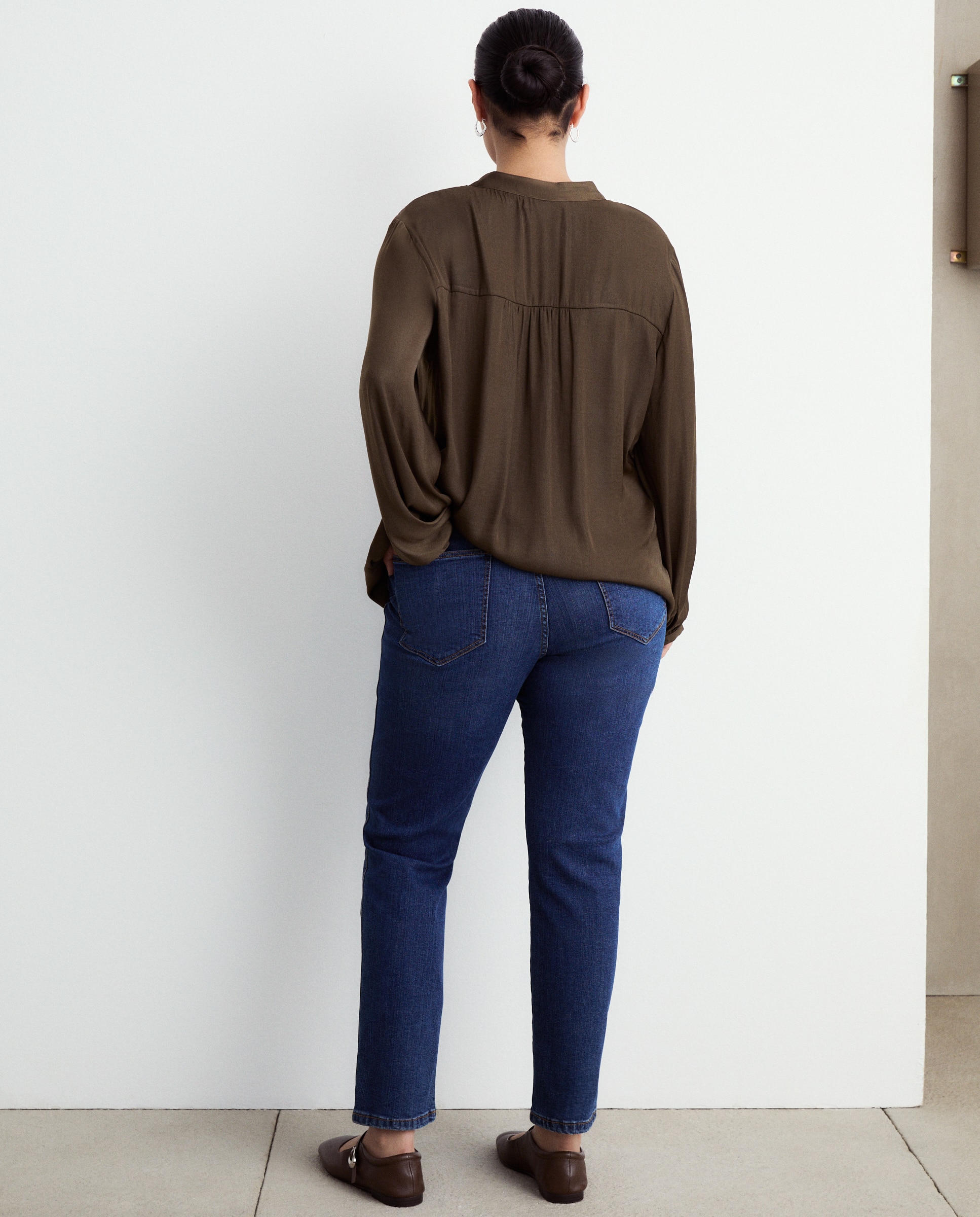 Pantalón vaquero ASHLEY push up de mujer - Couchel - Azul pálido Azul pálido-4