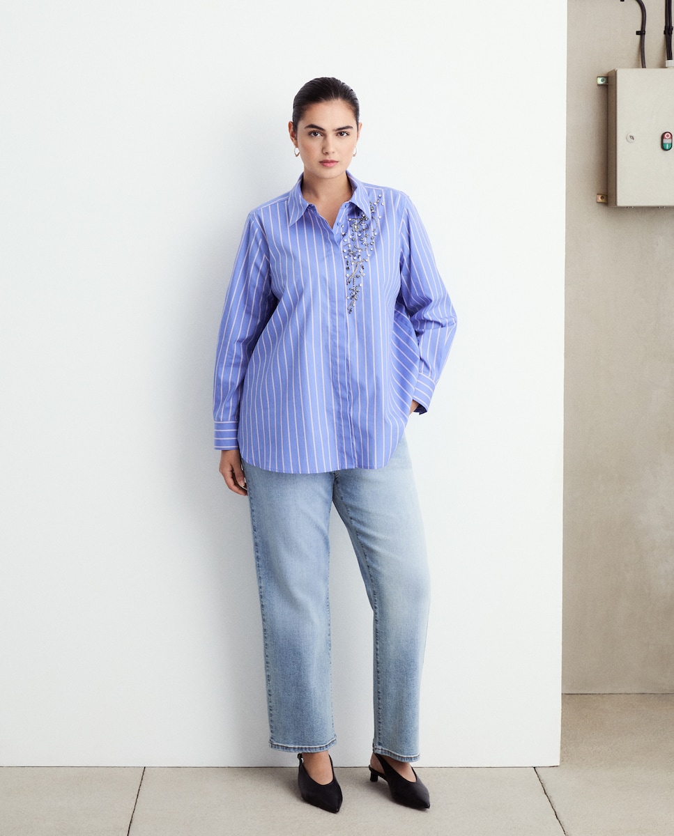 Calças Georgia Regular Cerúleo-1