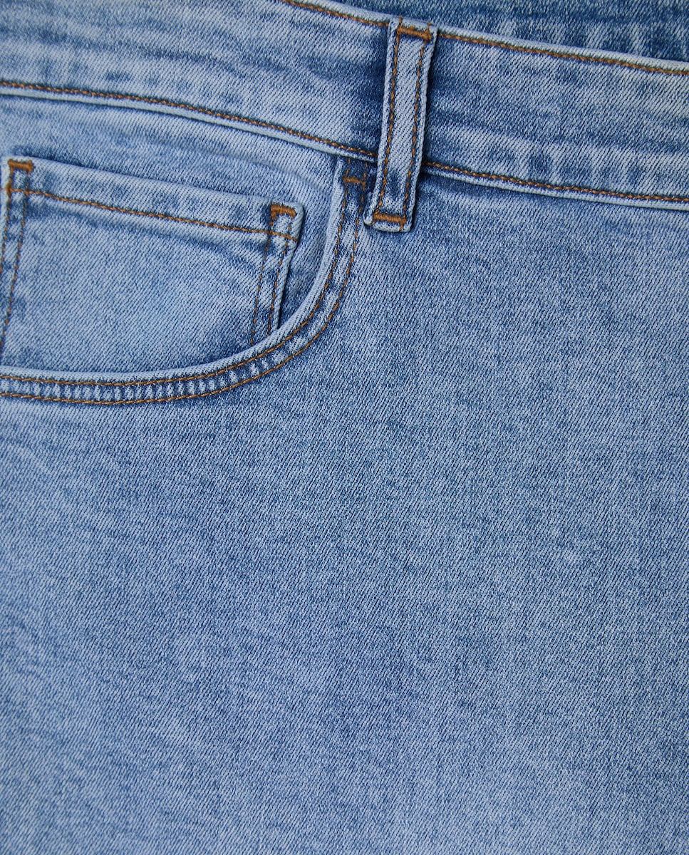 Calças Georgia Regular Cerúleo-5