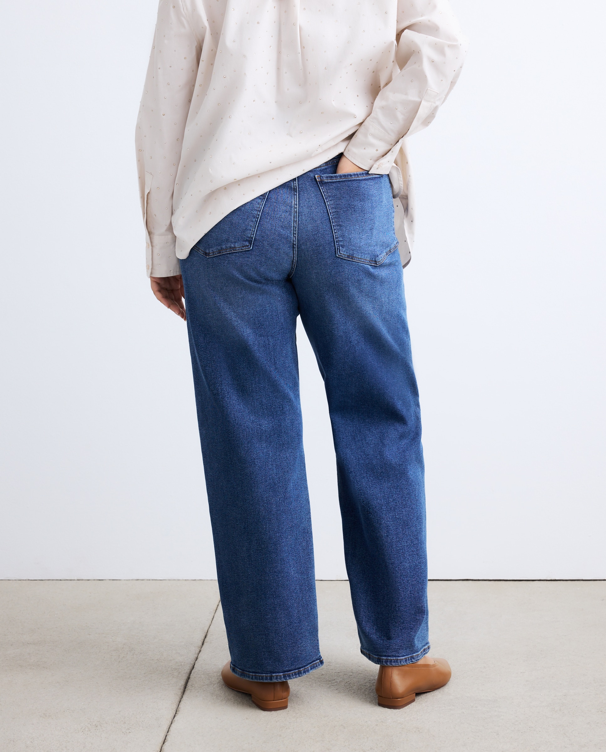 Jeans Tara Wideleg Azul pálido-3