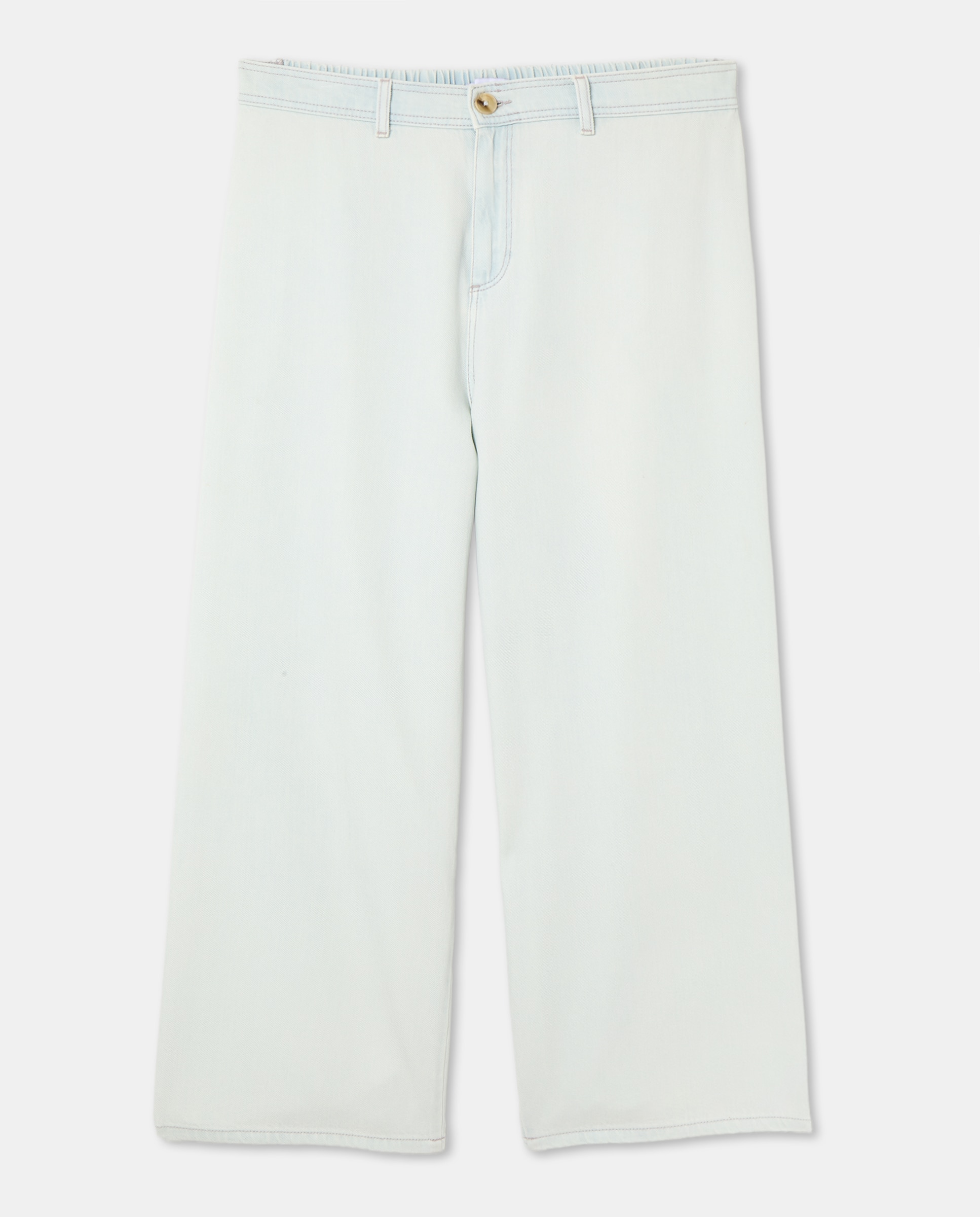 Jeans Tipo Culotte Fluidas Cerúleo-4