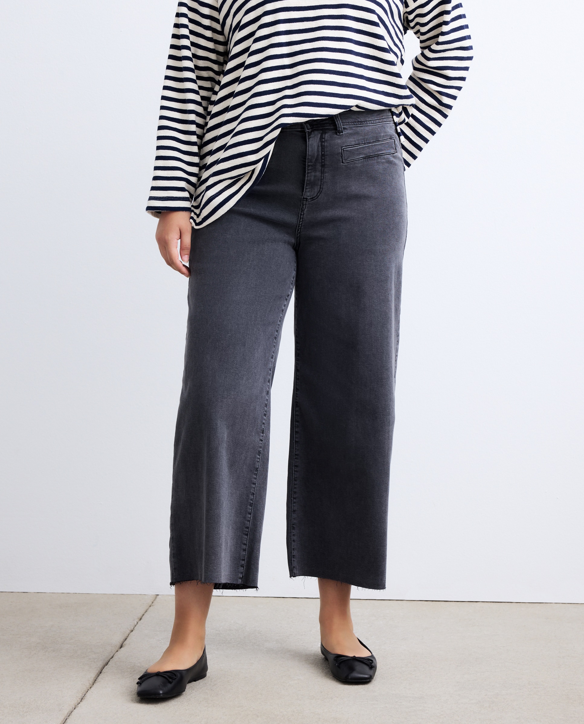 Jeans Culotte 830 Antracite-2