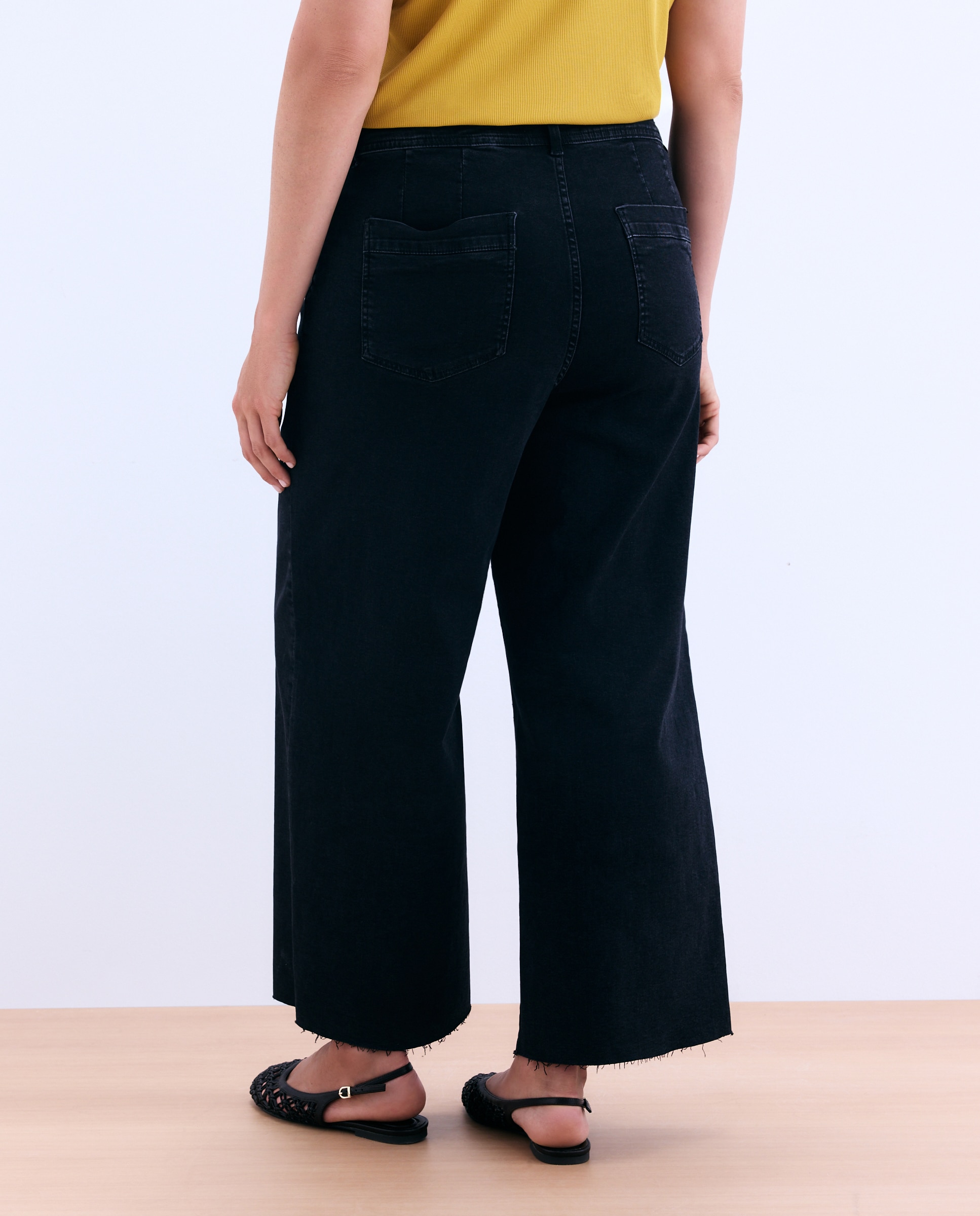 Jeans Culotte Preto-3