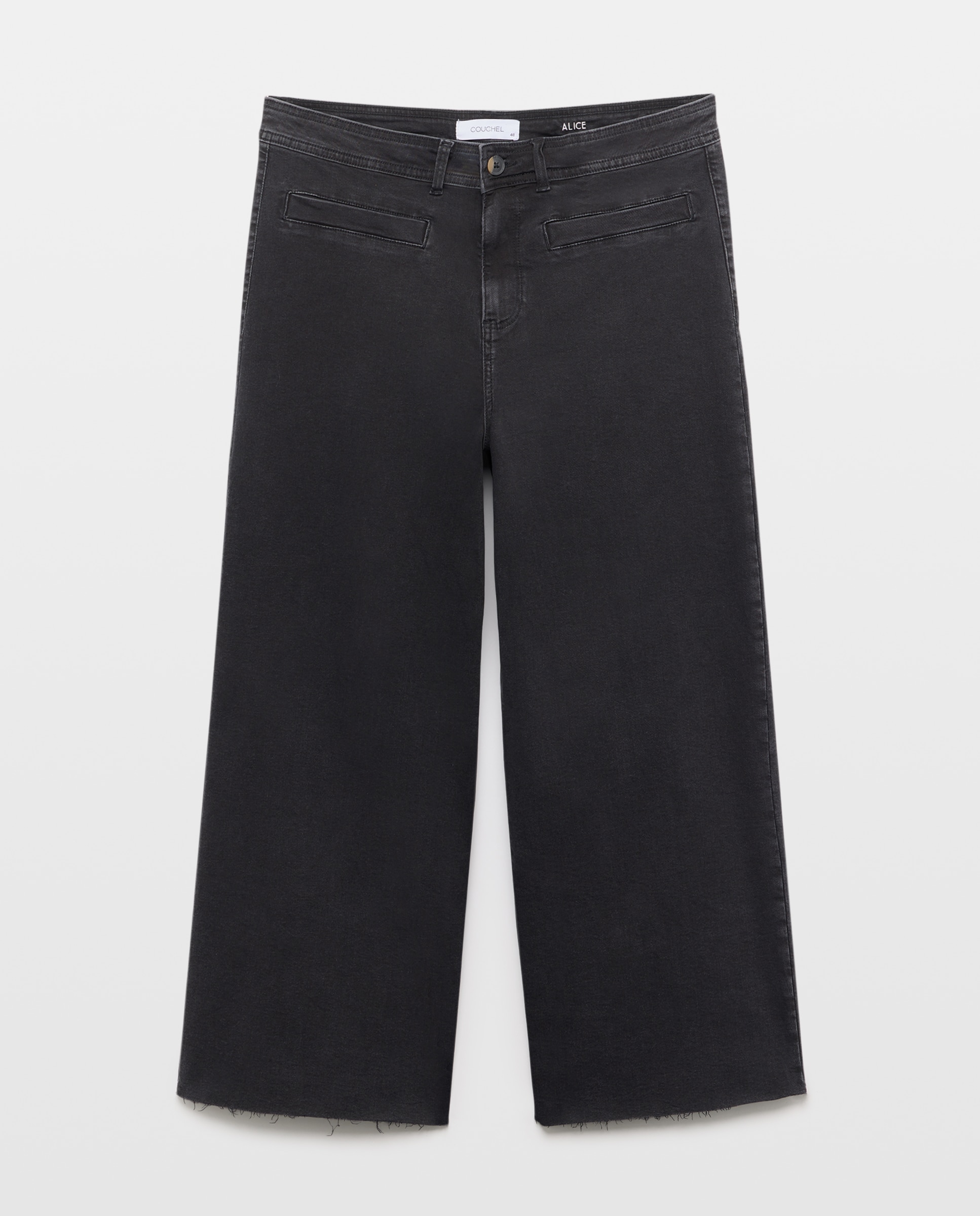 Jeans Culotte Preto-4