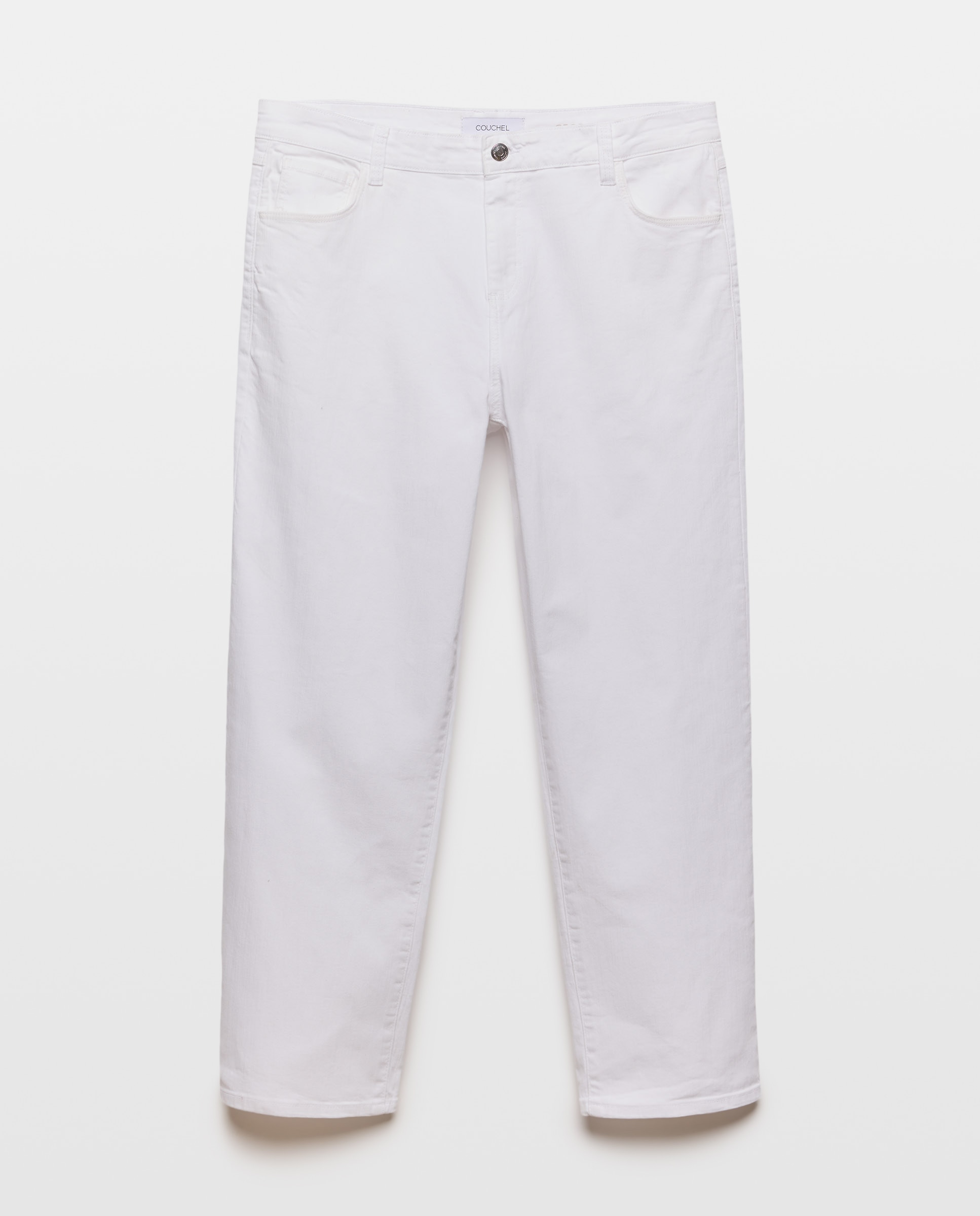 Vaquero recto de mujer Georgia - Couchel - Blanco roto Blanco roto-5