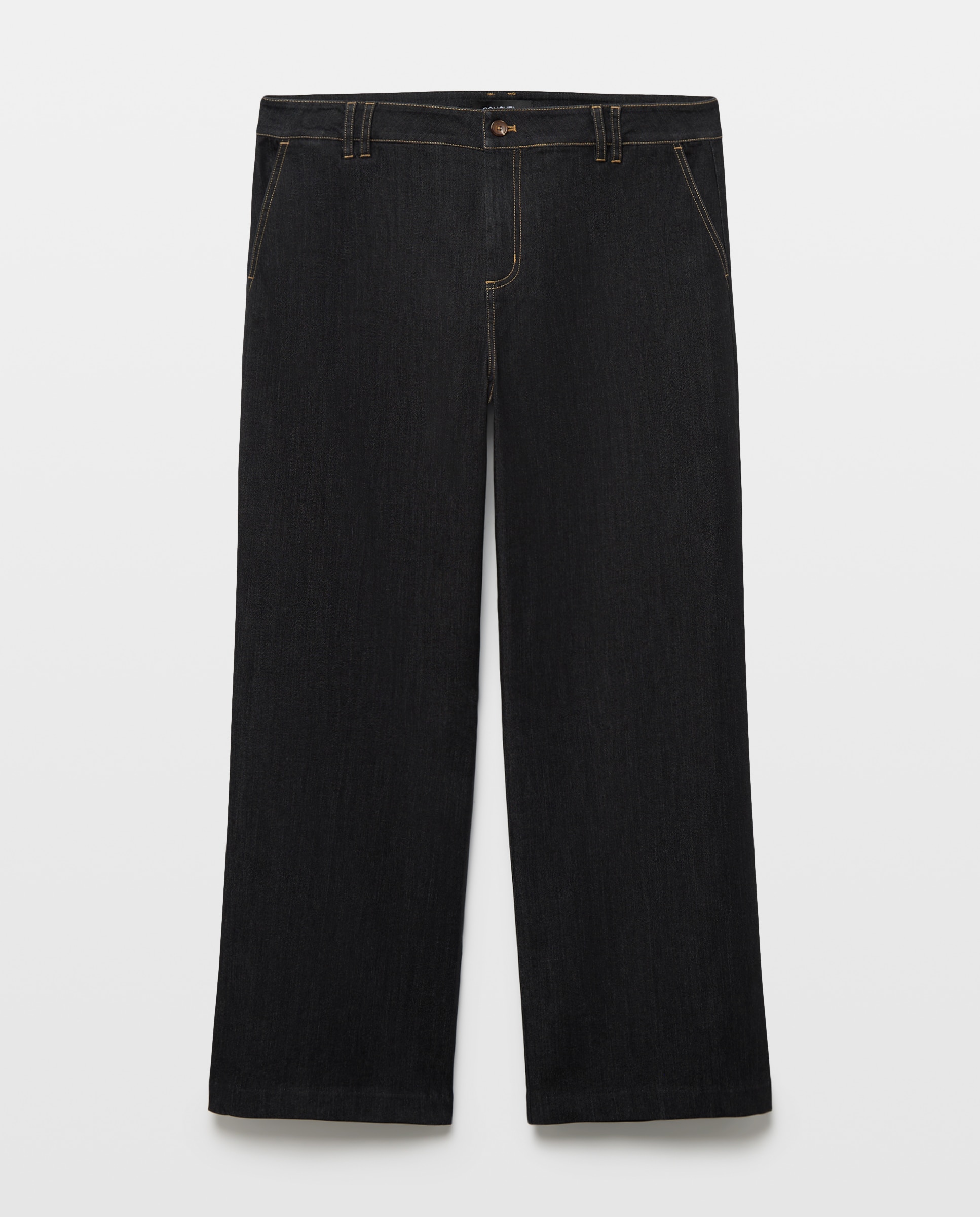 Imagen 4 de Pantalón de mujer denim total look - Couchel - 820 Gris medio 820 Gris medio