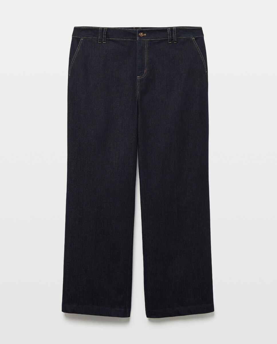Imagen 0 de Pantalón de mujer denim total look Azul Suave