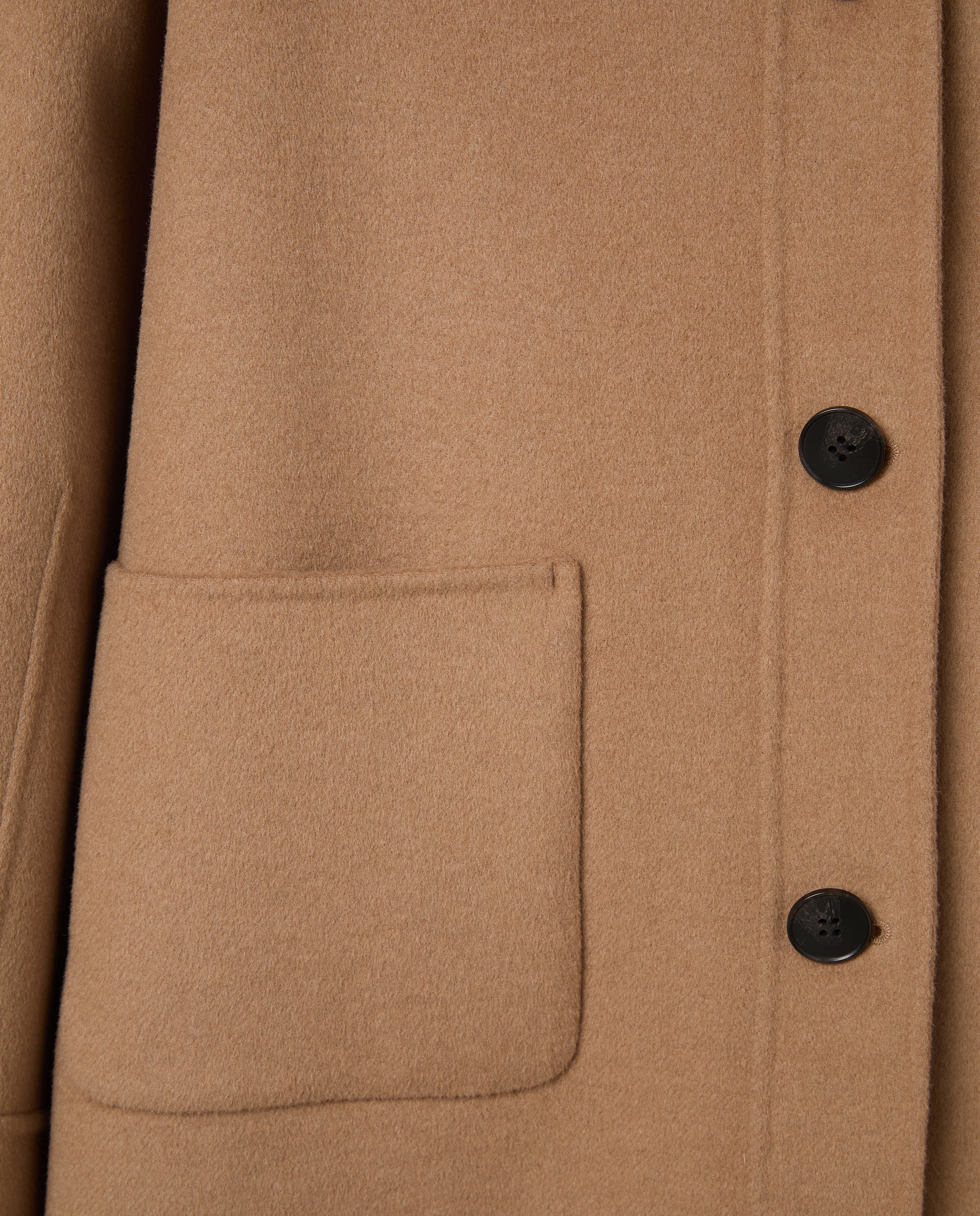 Casacão de Pano Liso Comprido 730 Camel-6