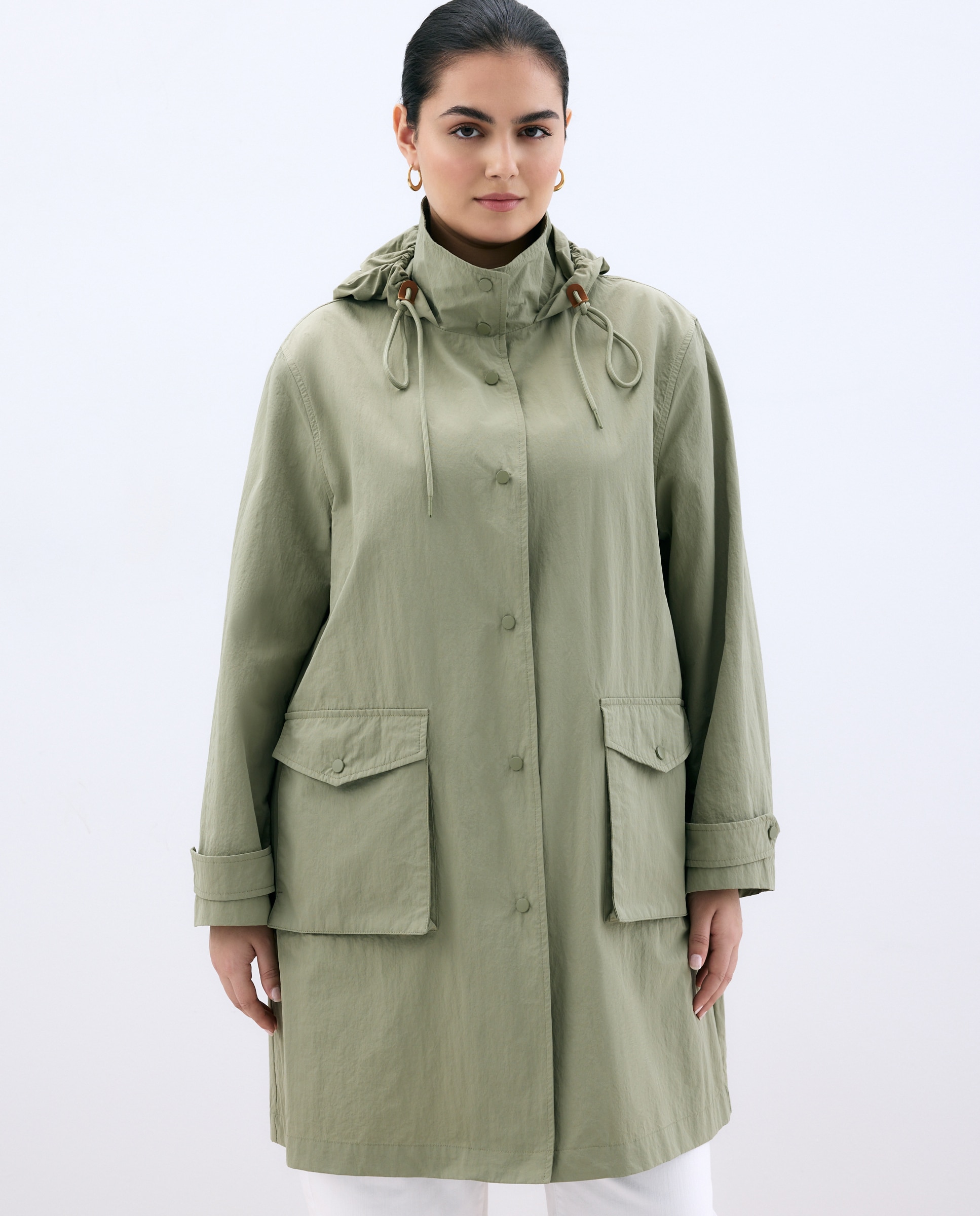 Imagem 0 de Parka Comprida com Capuz