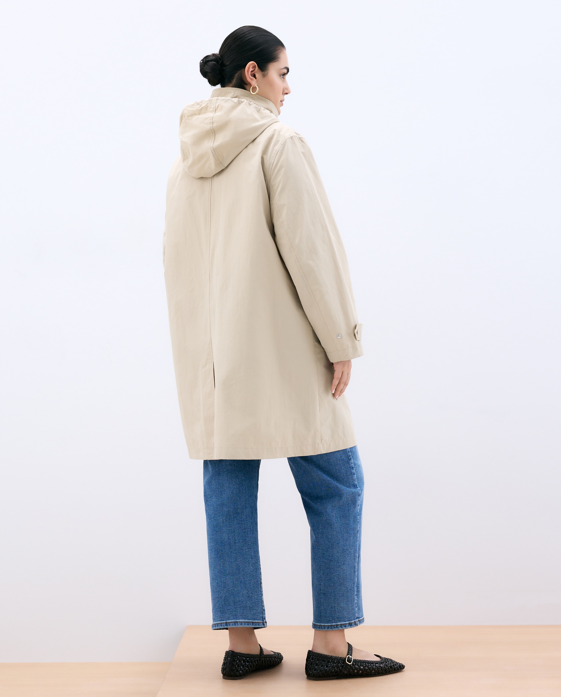 Parka Comprida com Capuz Gelo-3