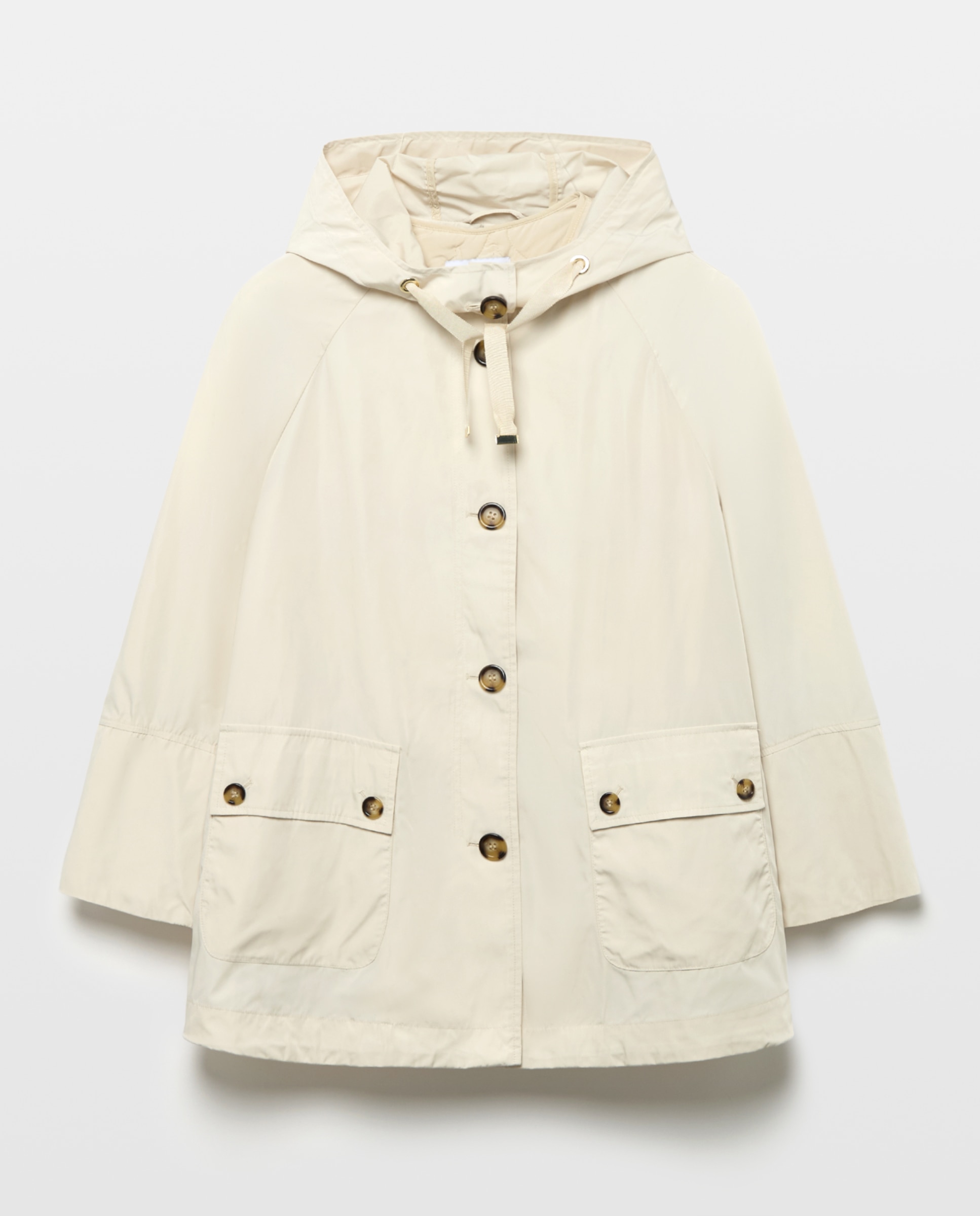 Parka Ligeira com Colete Bege-6