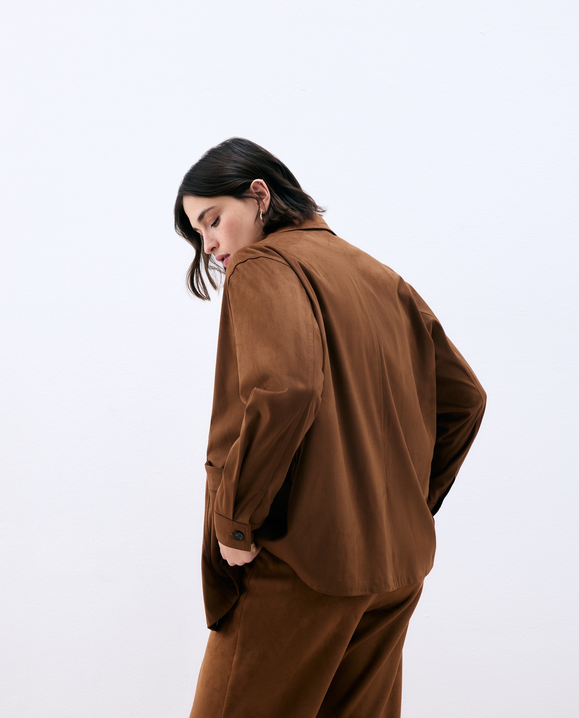 Parka Curta Lisa 740 Tabaco-4