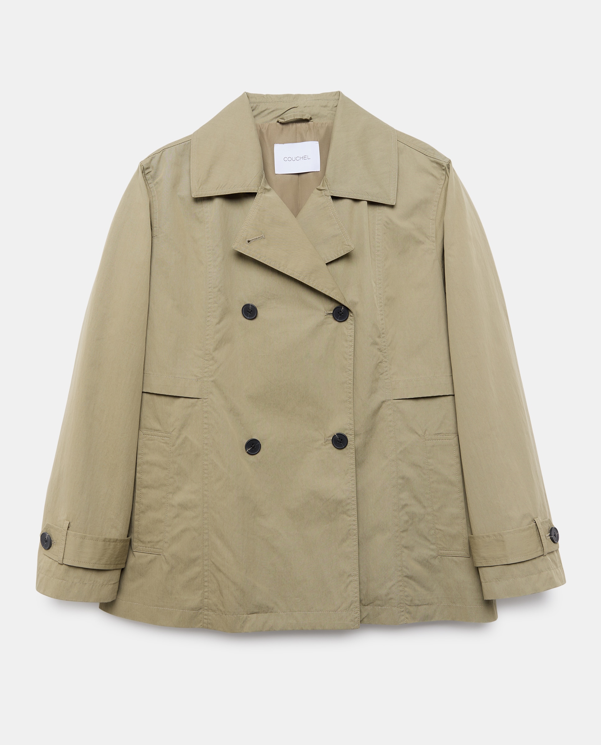 Parka Curta Lisa 520 Caqui-5