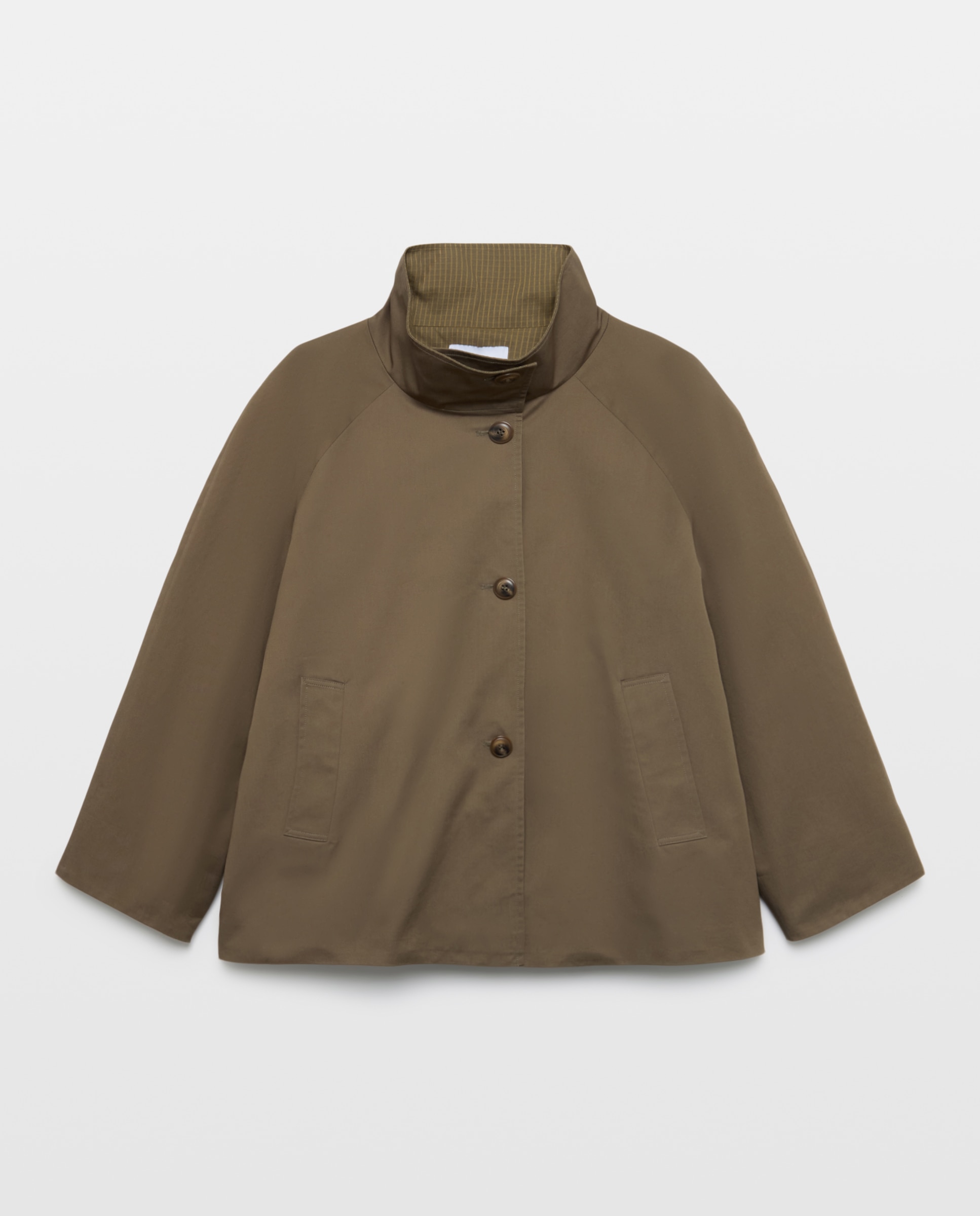 Parka Ligeira Lisa 520 Caqui-5