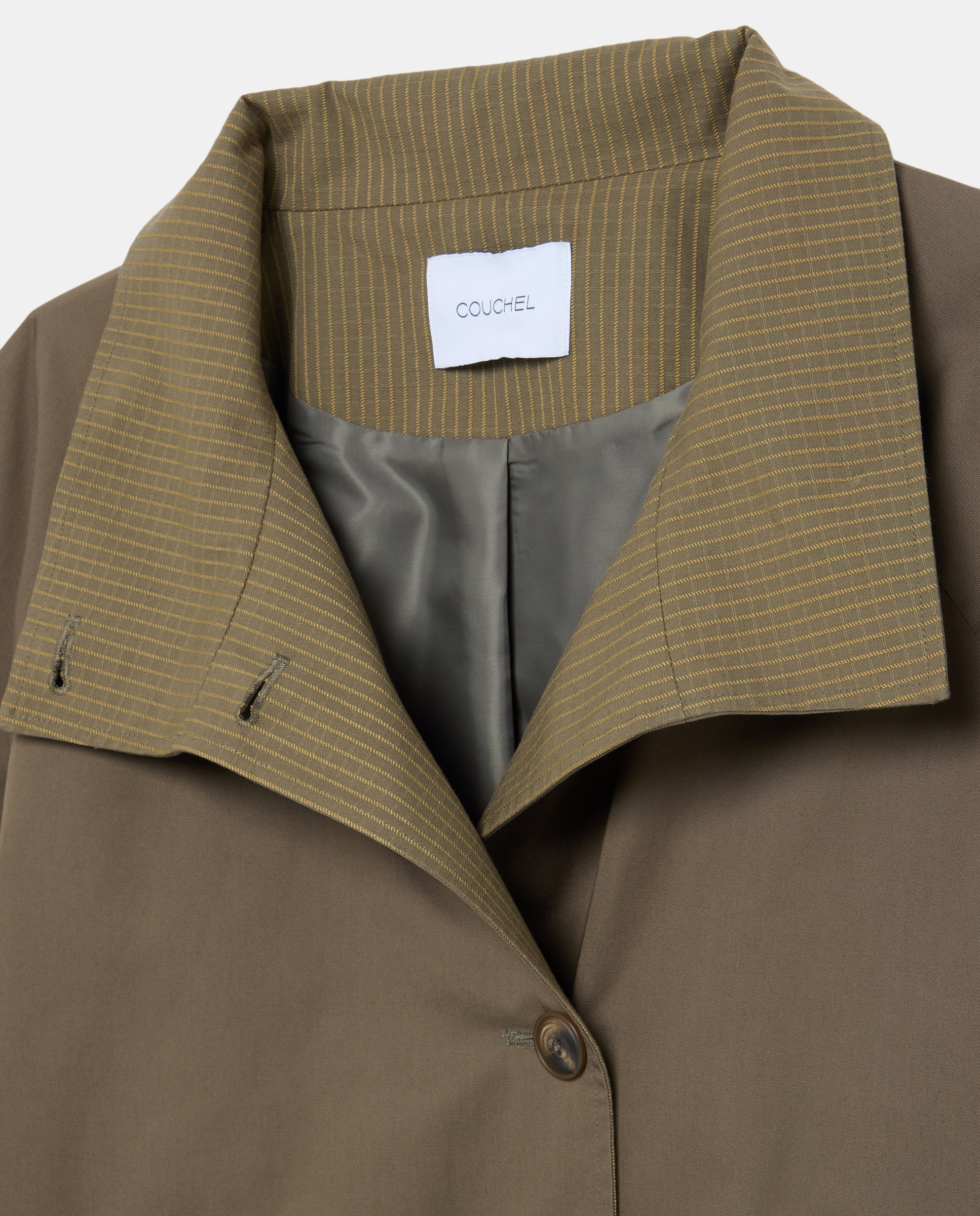 Parka Ligeira Lisa 520 Caqui-6