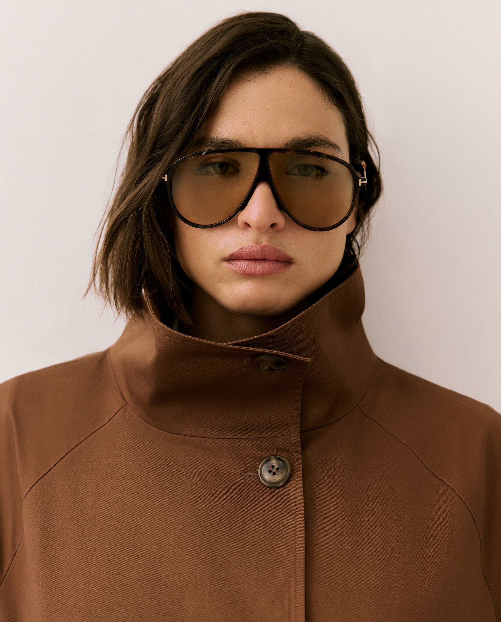 Parka Ligeira Lisa 770 Terracota-3
