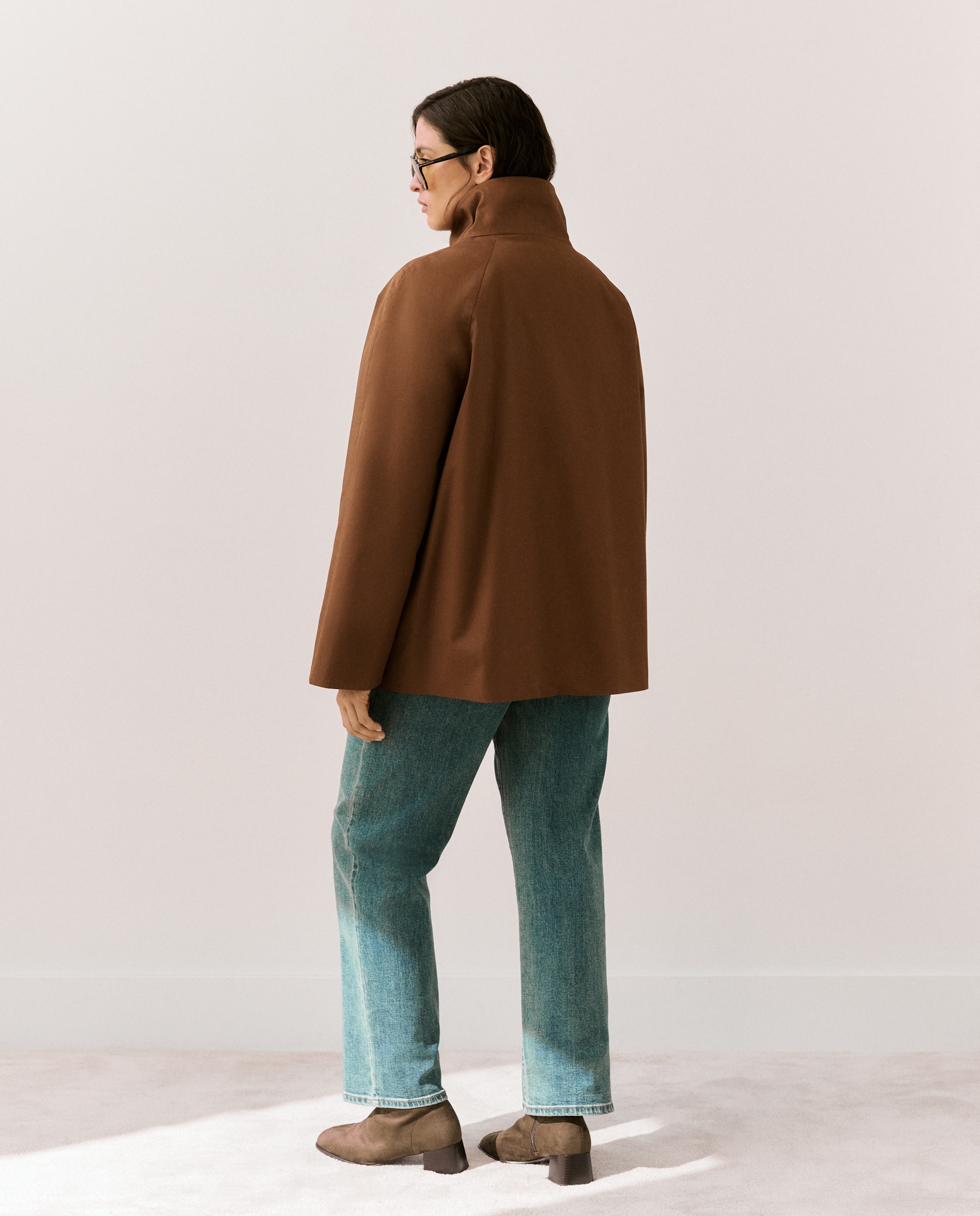 Parka Ligeira Lisa 770 Terracota-4