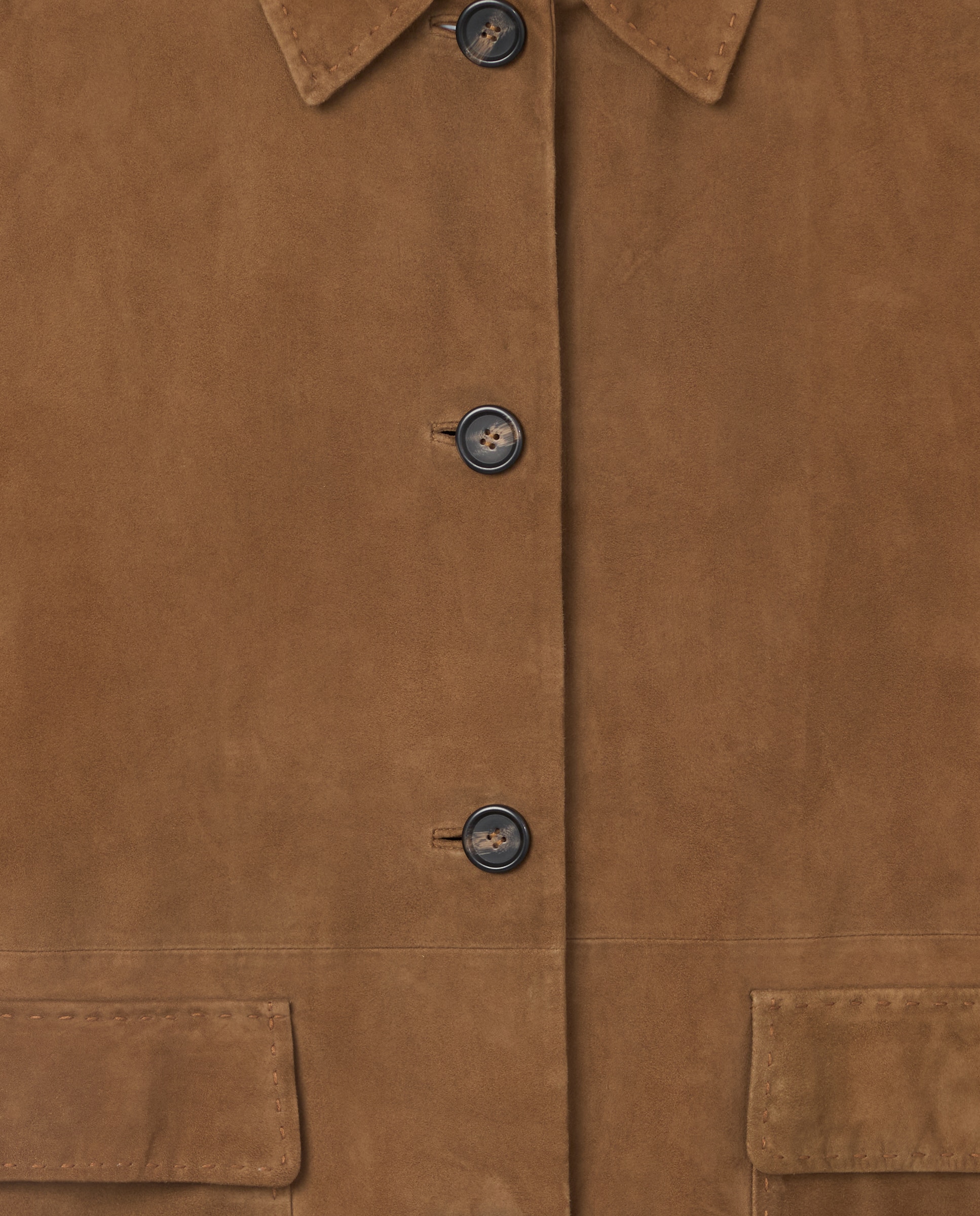 Chaqueta de piel ante de mujer - Couchel - 730 Camel 730 Camel-6