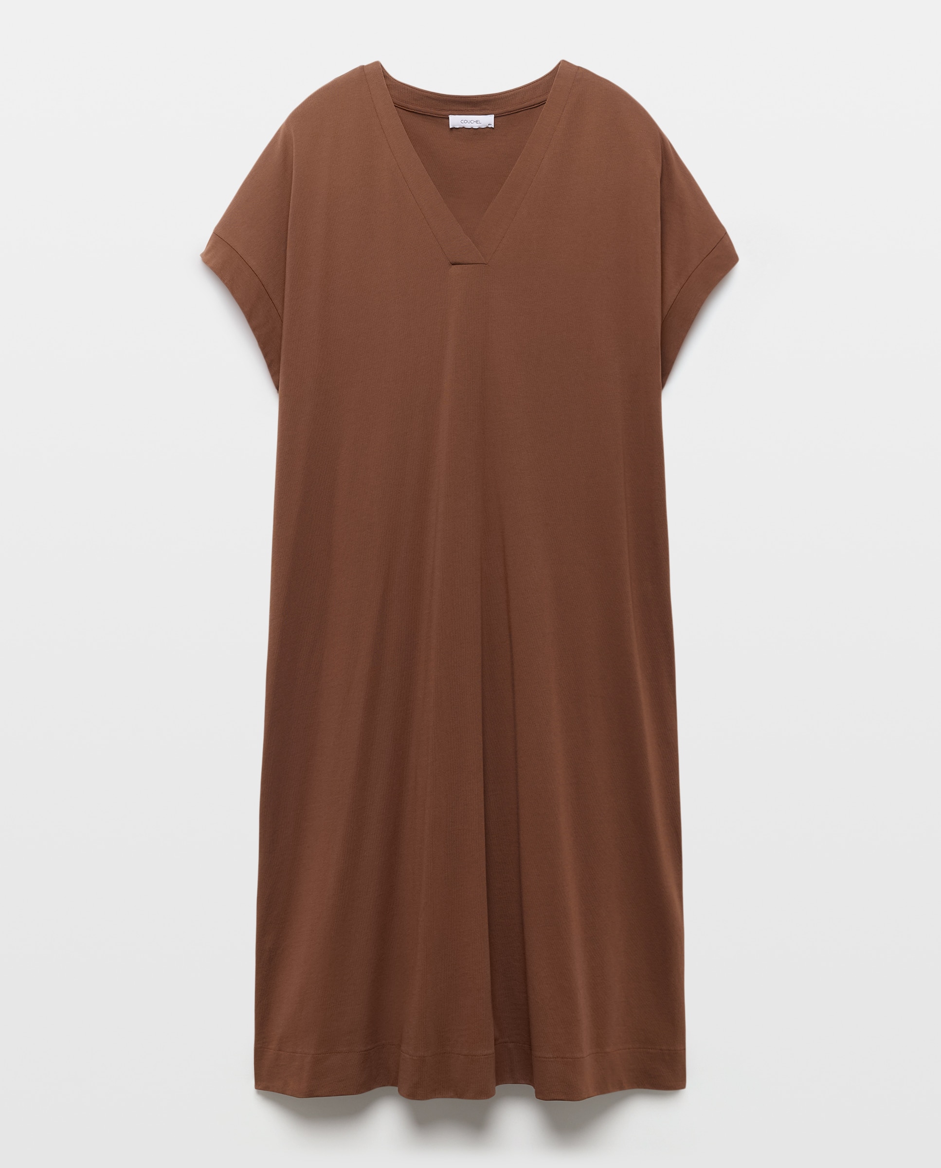Vestido Midi de Manga Curta 120 Cru-5