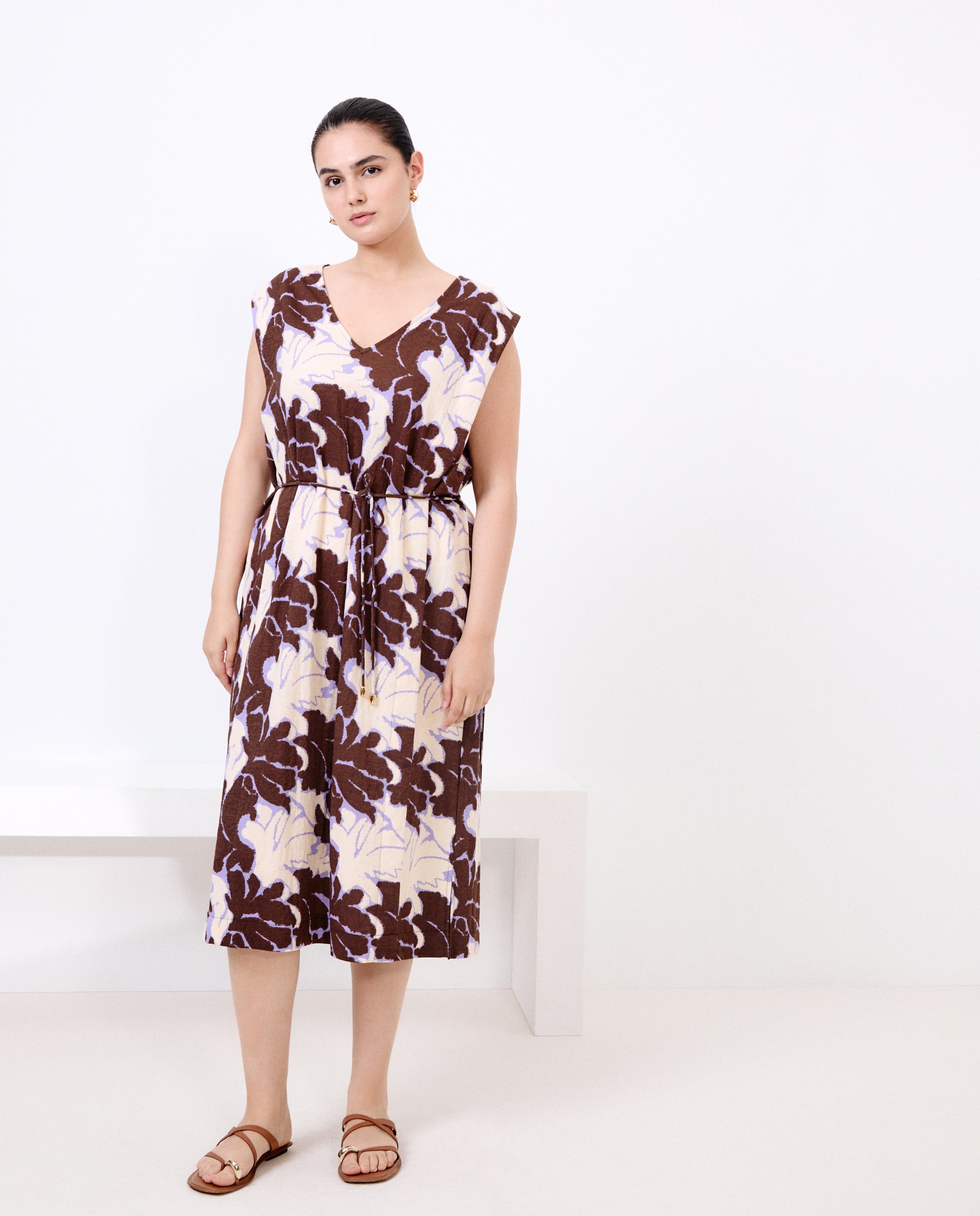 Imagem 0 de Vestido de Malha com Manga Curta