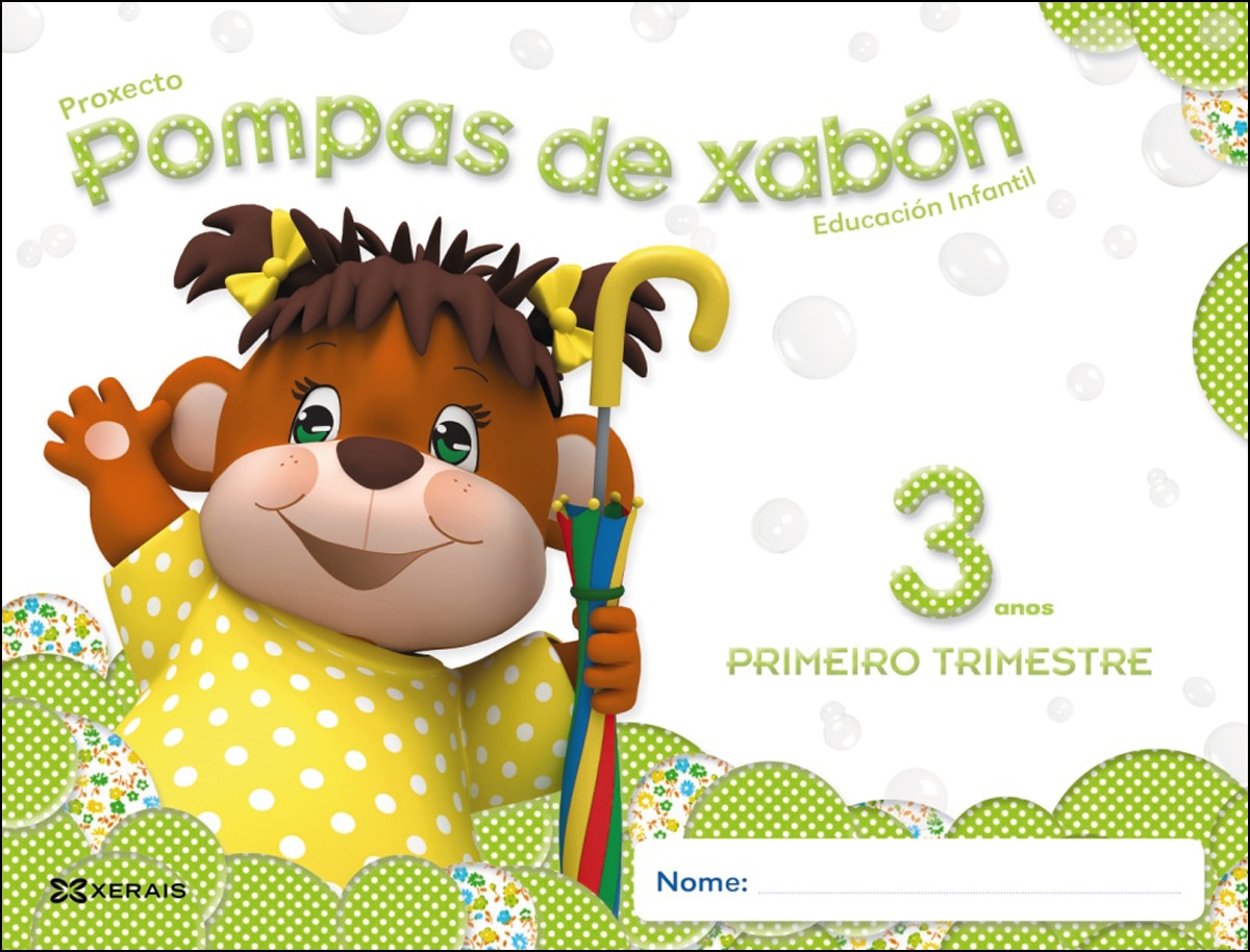Pompas de xabón 3 anos. Primeiro trimestre