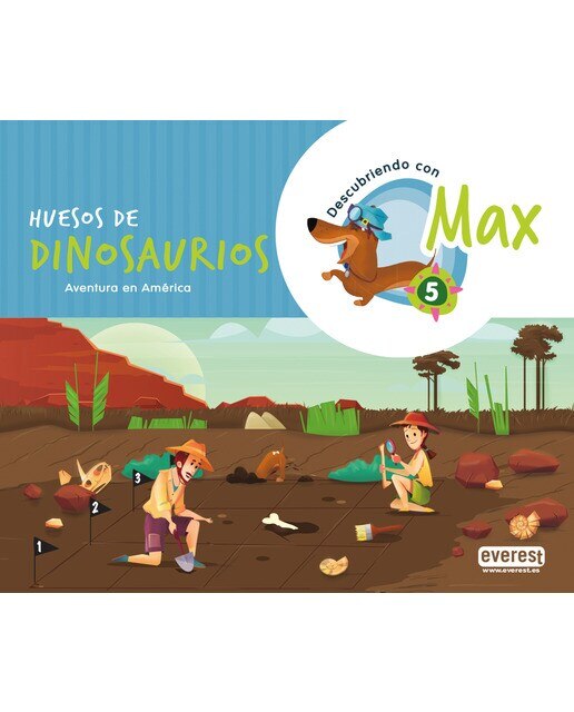 Imagen 0 de Descubriendo con Max 5. Huesos de dinosaurios. Libro del alumno.: Aventura en América.  (Tapa blanda)