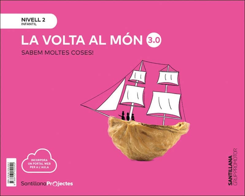 SABEM MOLTES COSES NIVELL 2 LA VOLTA AL MON 3.0  (Tapa blanda) 1