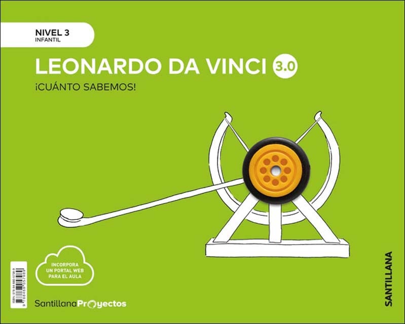 Imagen 1 de CUANTO SABEMOS NIVEL 3 LEONARDO DA VINCI 3.0  (Tapa blanda)