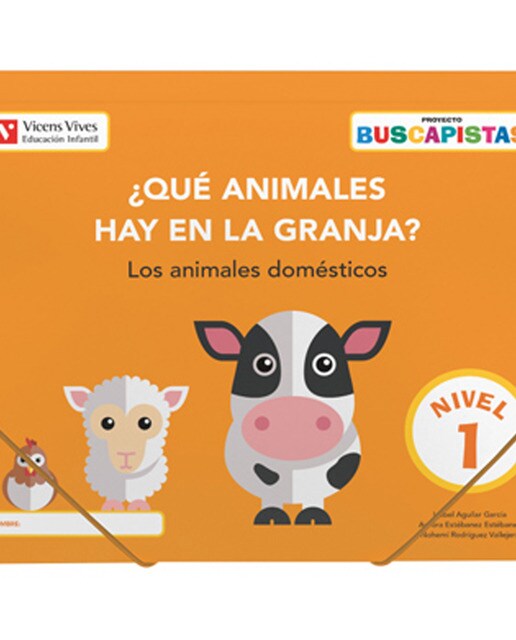 BUSCAPISTAS N-1¿QUE ANIMALES HAY EN LA GRANJA?(P3) (Tapa blanda) 1