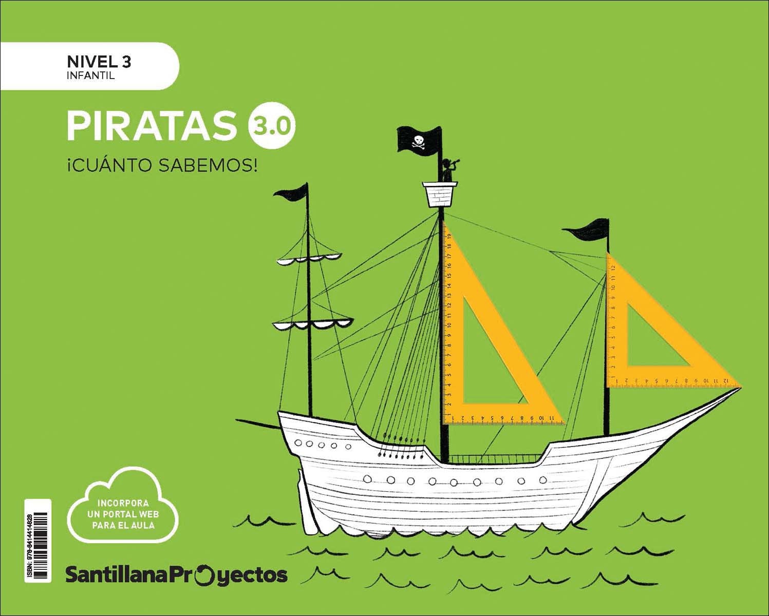 Imagen 1 de CUANTO SABEMOS NIVEL 3 LOS PIRATAS 3.0  (Tapa blanda)